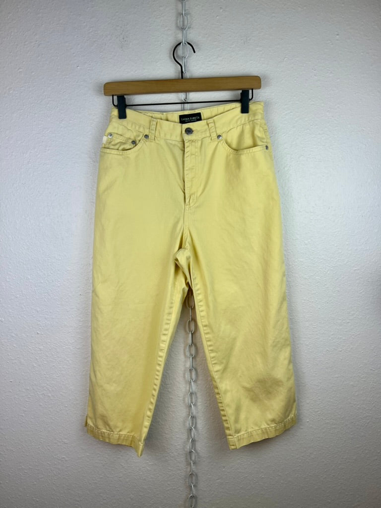 RALPH LAUREN YELLOW CAPRIS