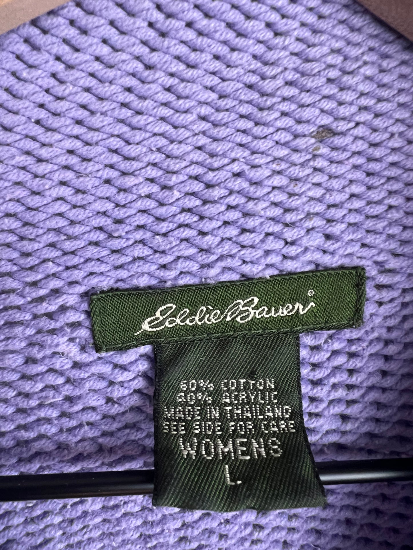 PERIWINKLE MOCK NECK KNIT SWEATER
