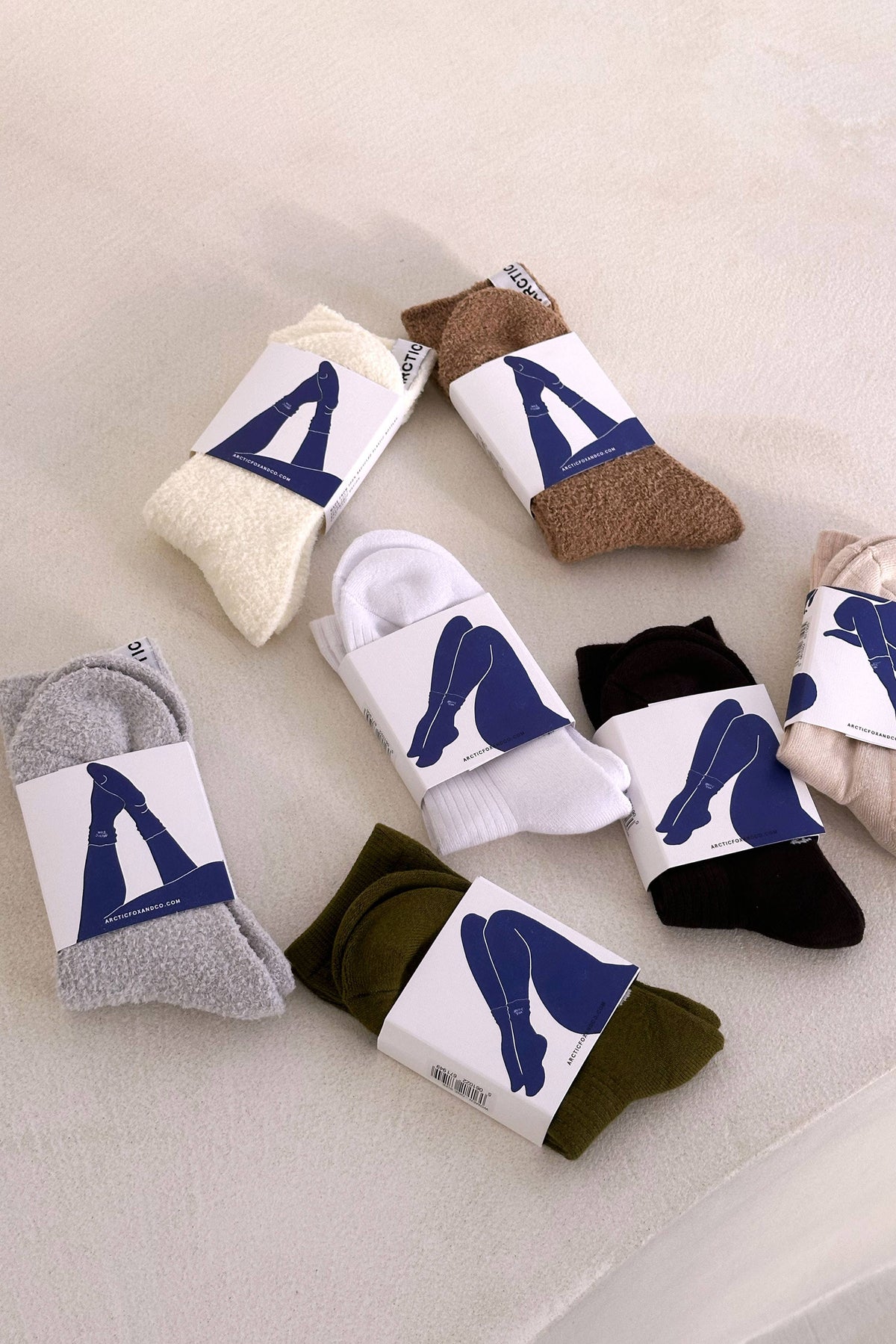 STRIPED SOCK- GREY MELANGE