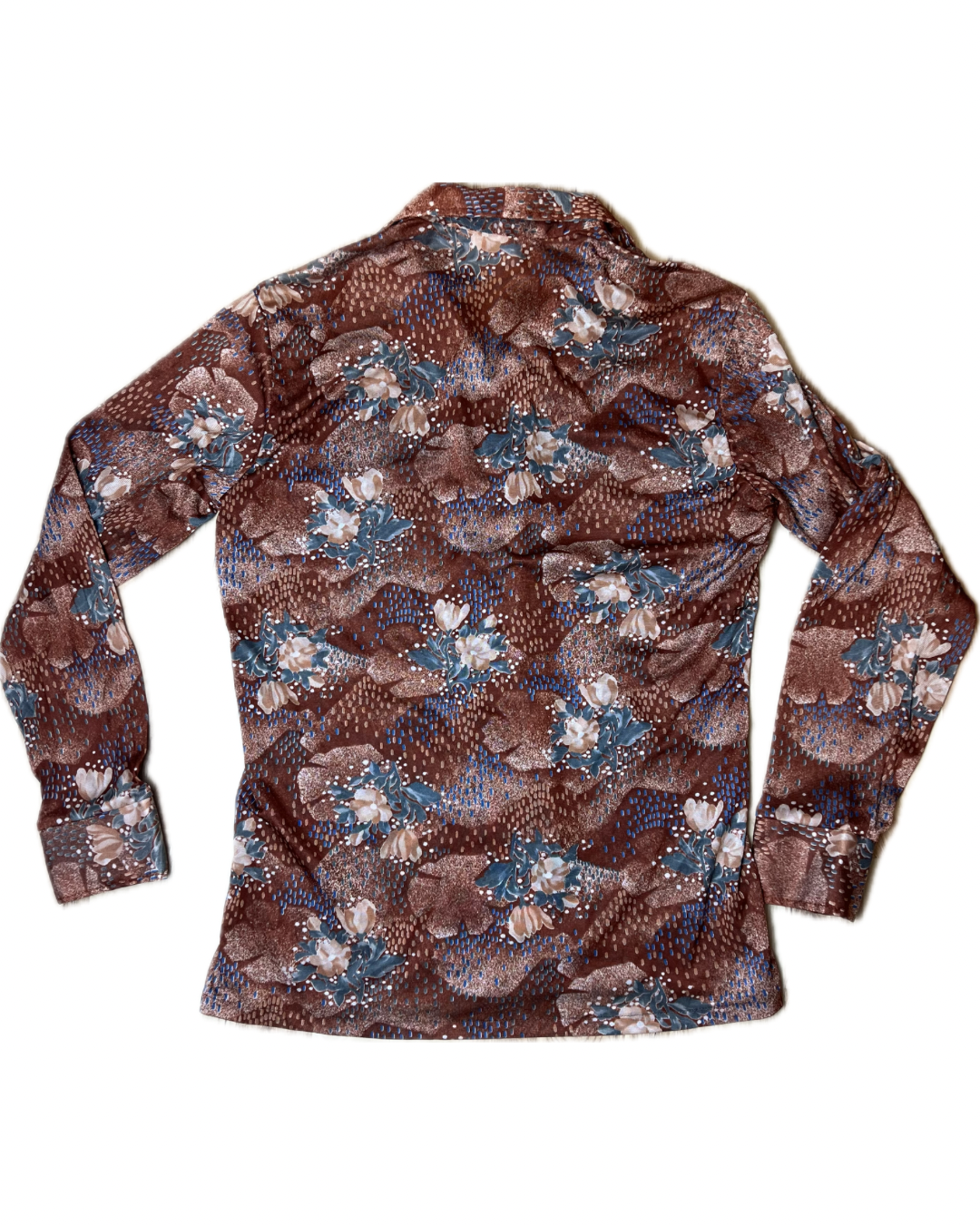 1970s STYLED IN CALIFORNIA FLORAL DISCO SHIRT