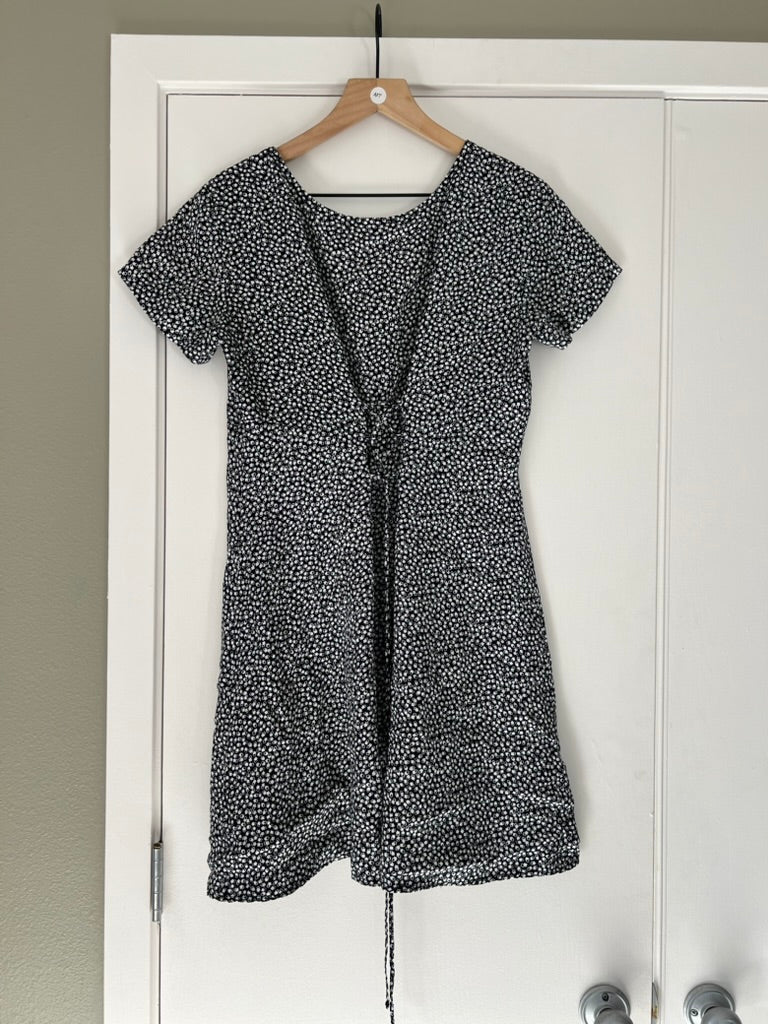90S RAMPAGE GEOMETRIC SKATER DRESS