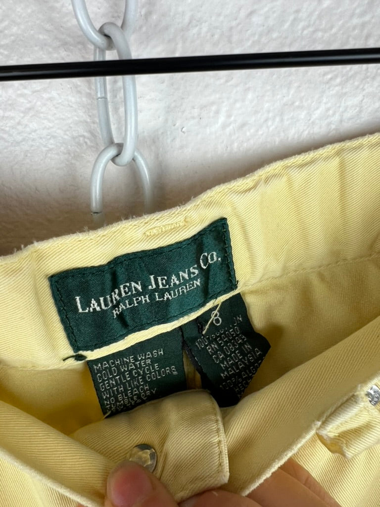 RALPH LAUREN YELLOW CAPRIS