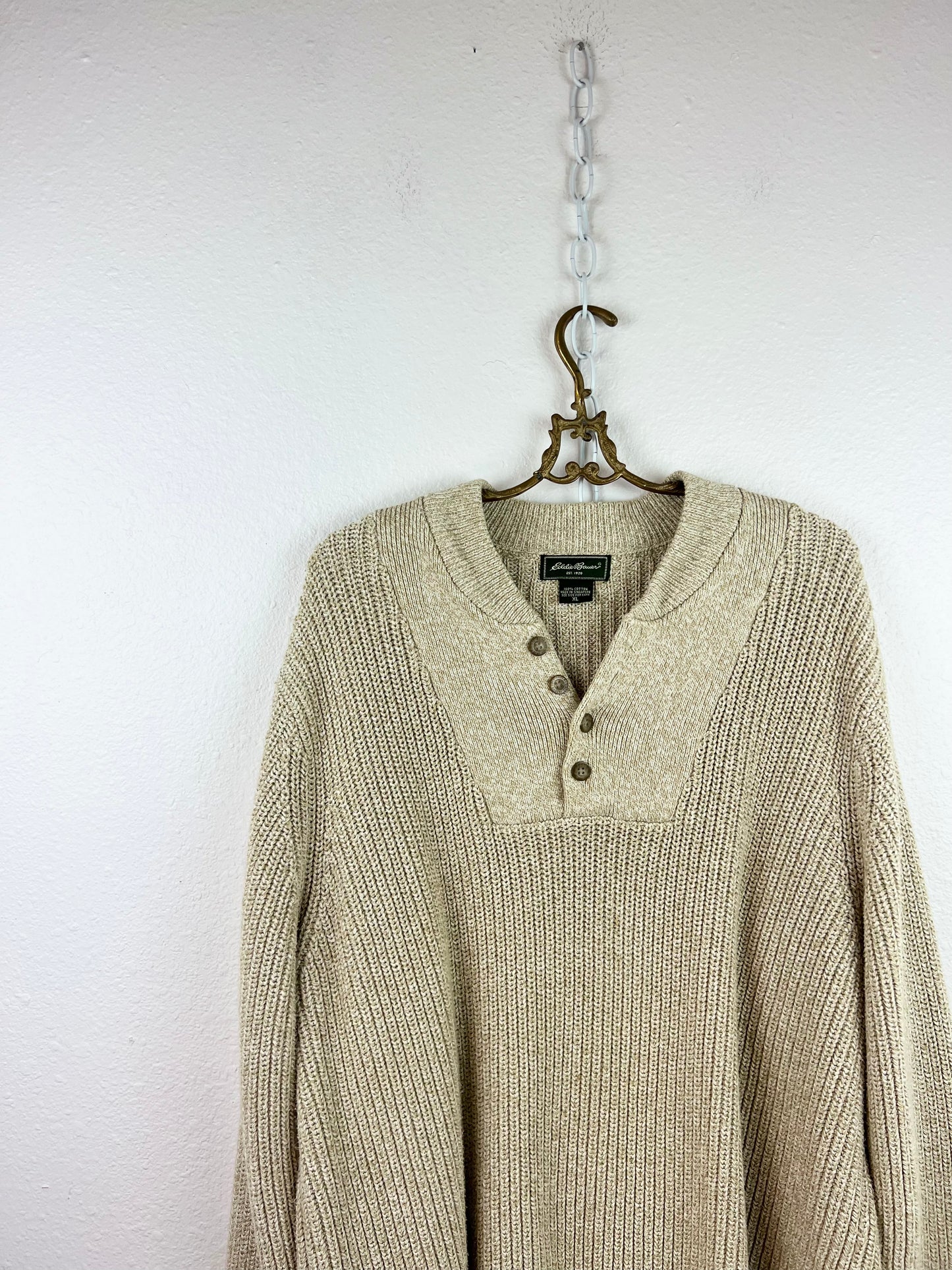 EDDIE BAUER HENLEY SWEATER
