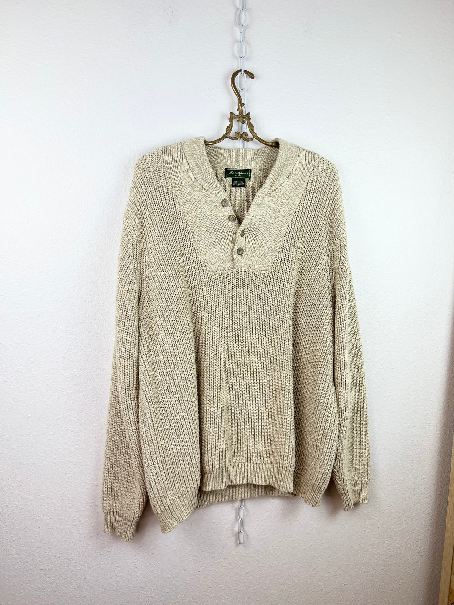 EDDIE BAUER HENLEY SWEATER