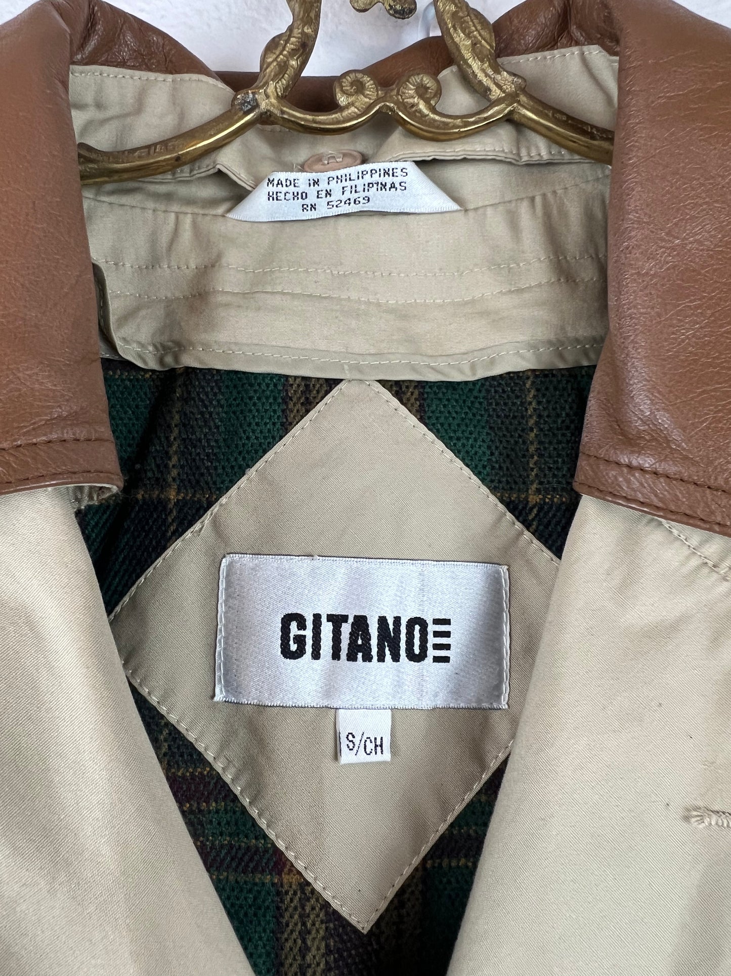 GITANO LINED TRENCH COAT