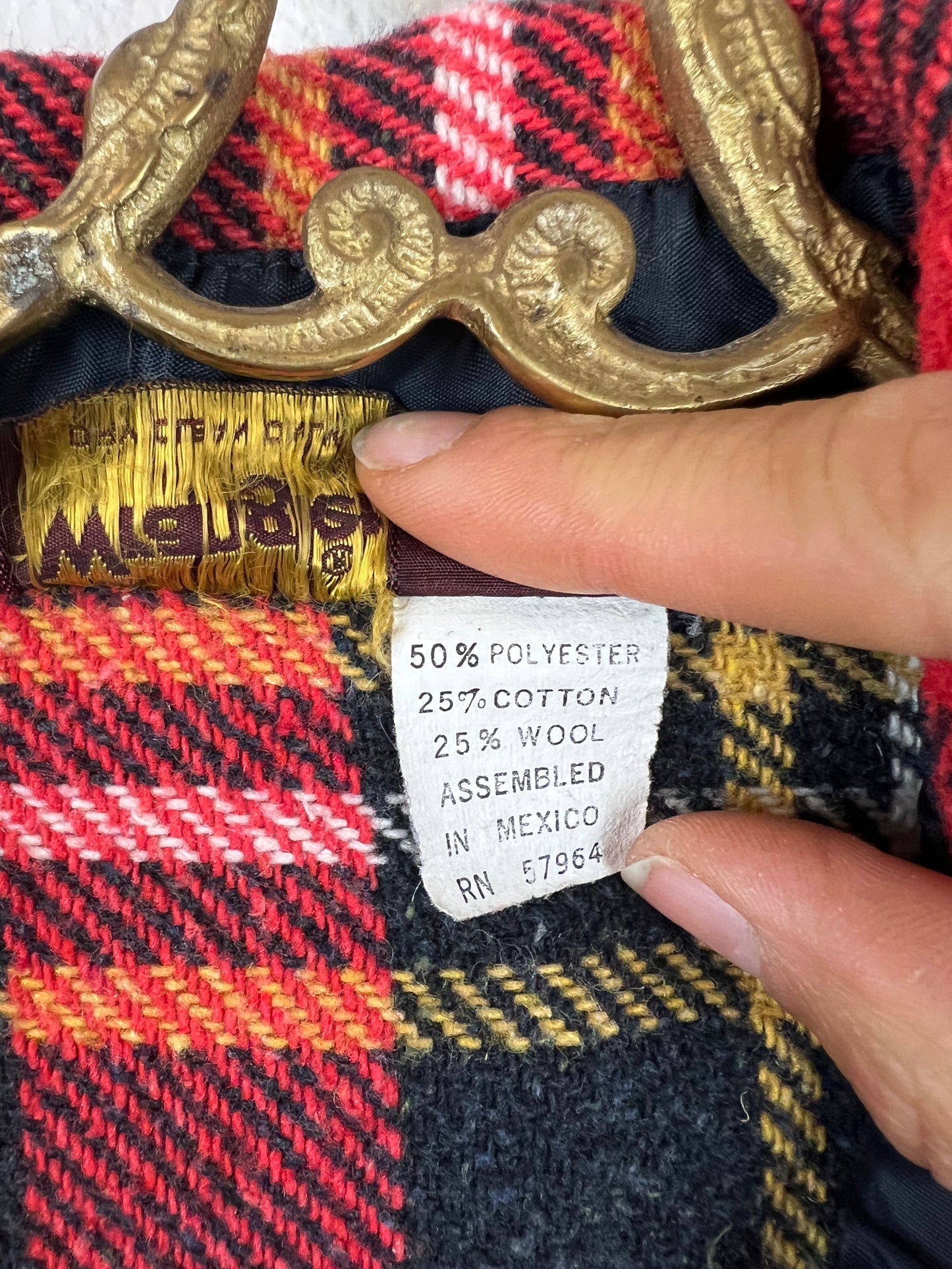 VNTG WRANGLER FLANNEL