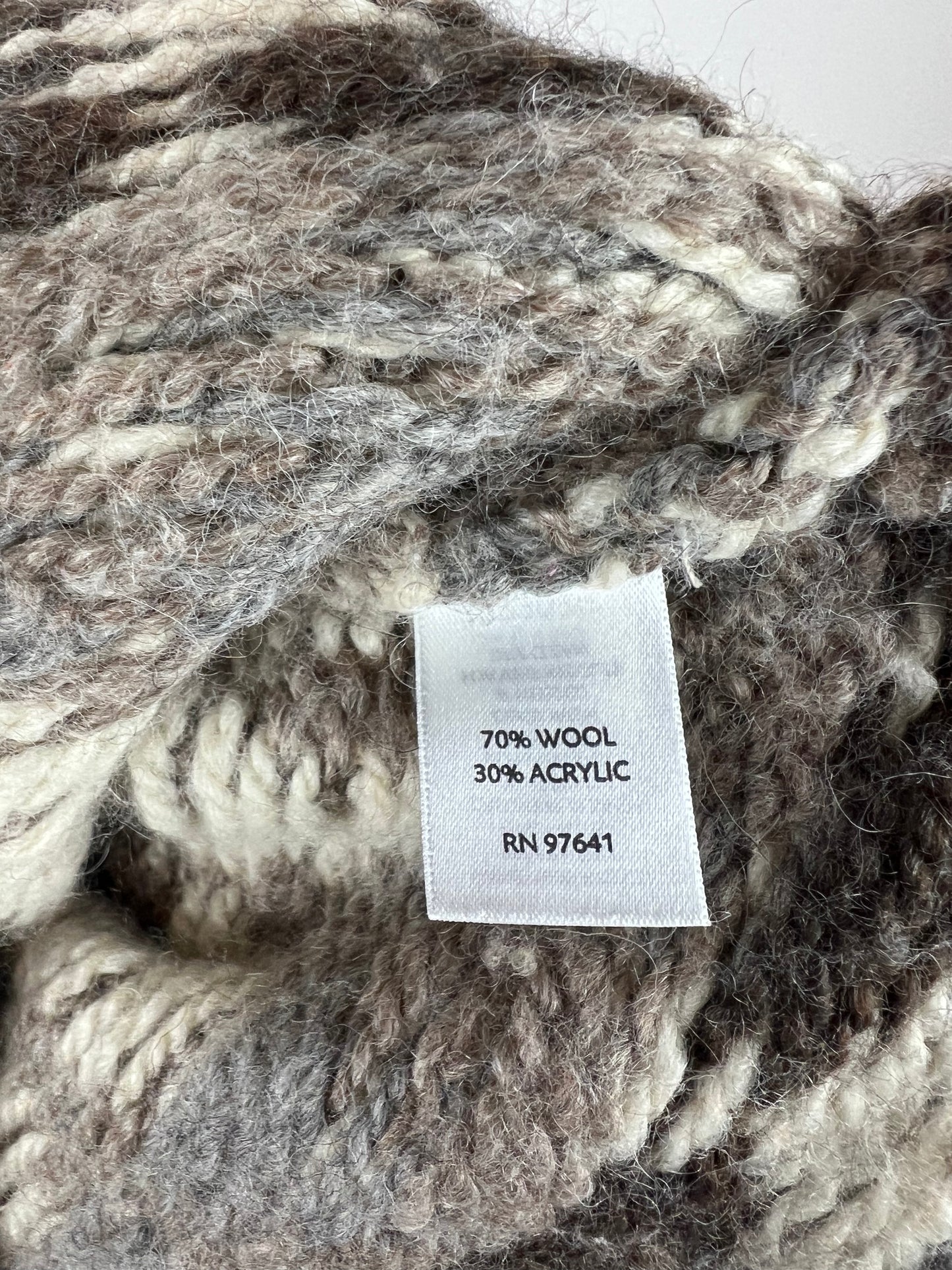 J. JILL NORDIC ICELANDIC CARDIGAN