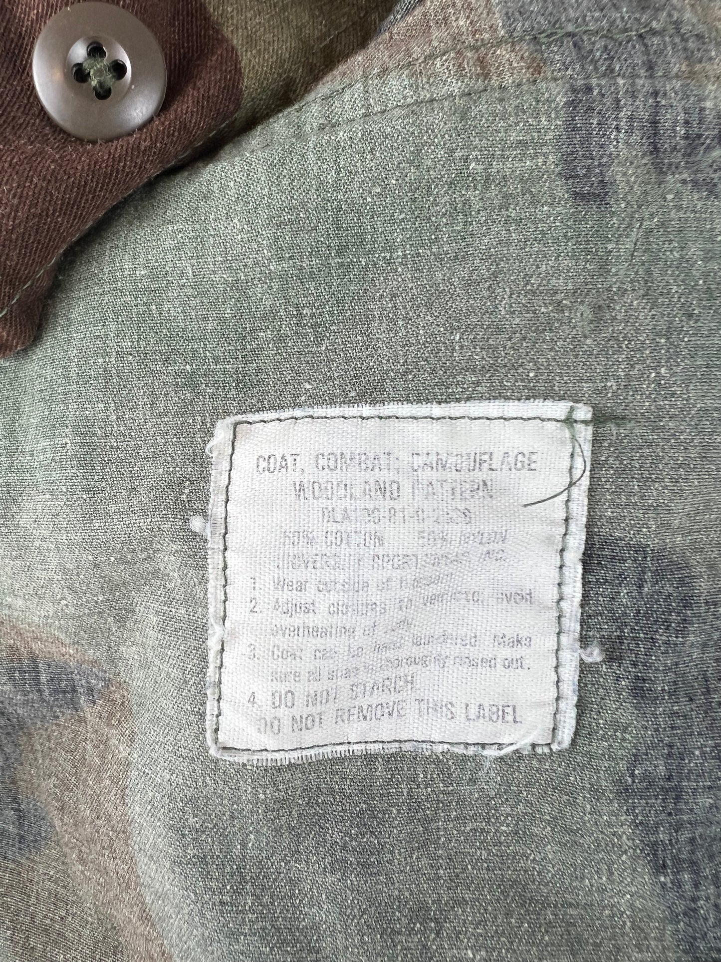 MILITARY CAMO CHORE COAT