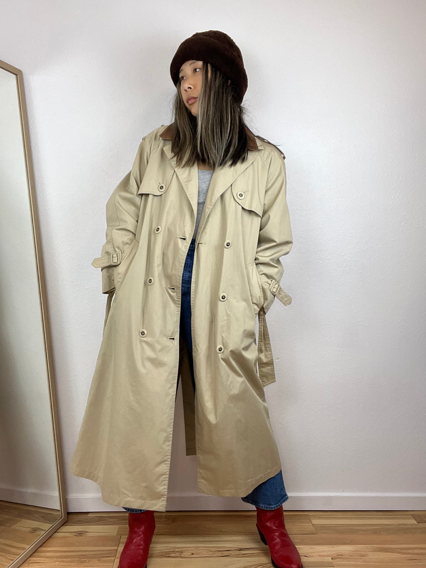 GITANO LINED TRENCH COAT