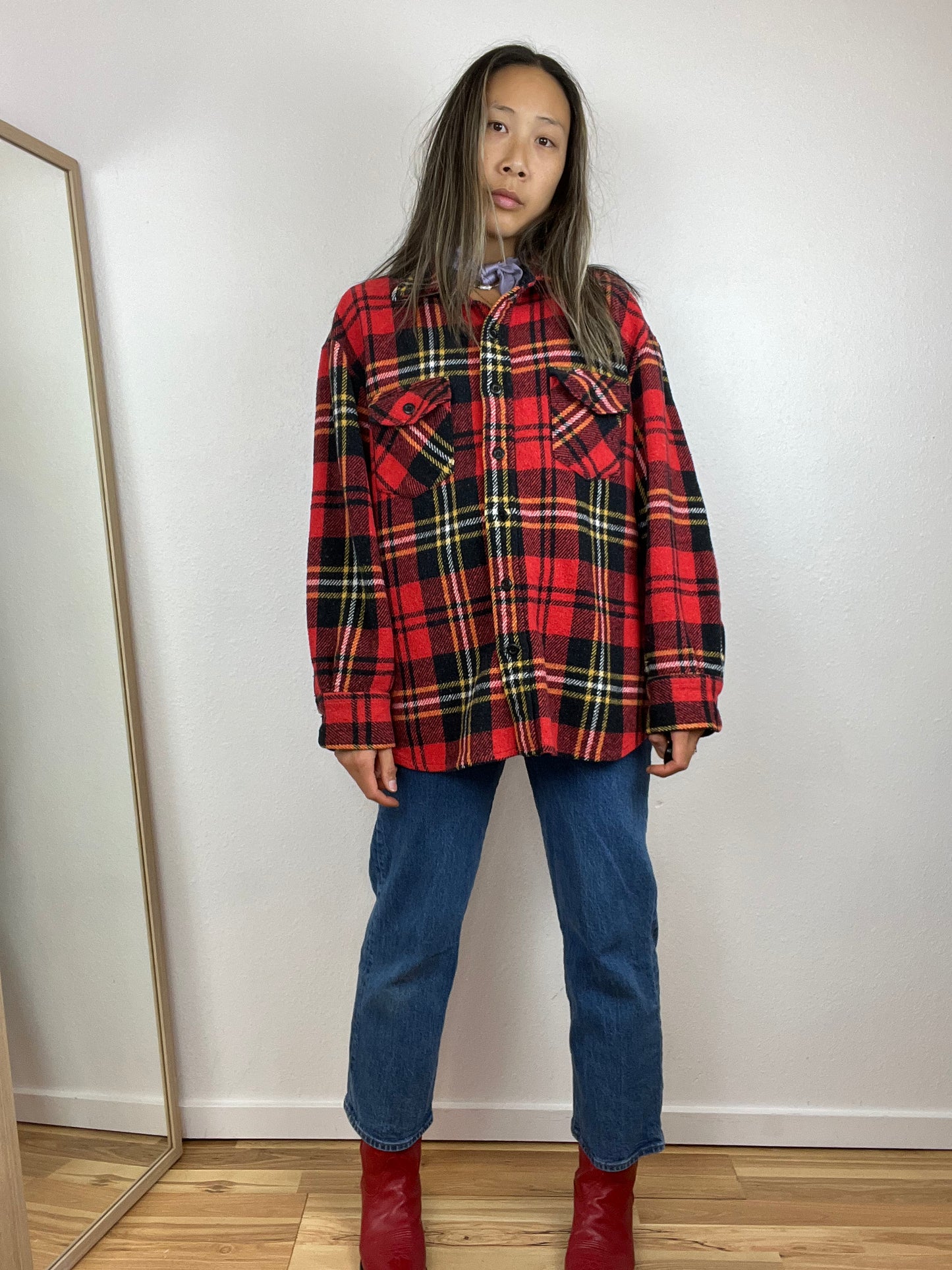 VNTG WRANGLER FLANNEL