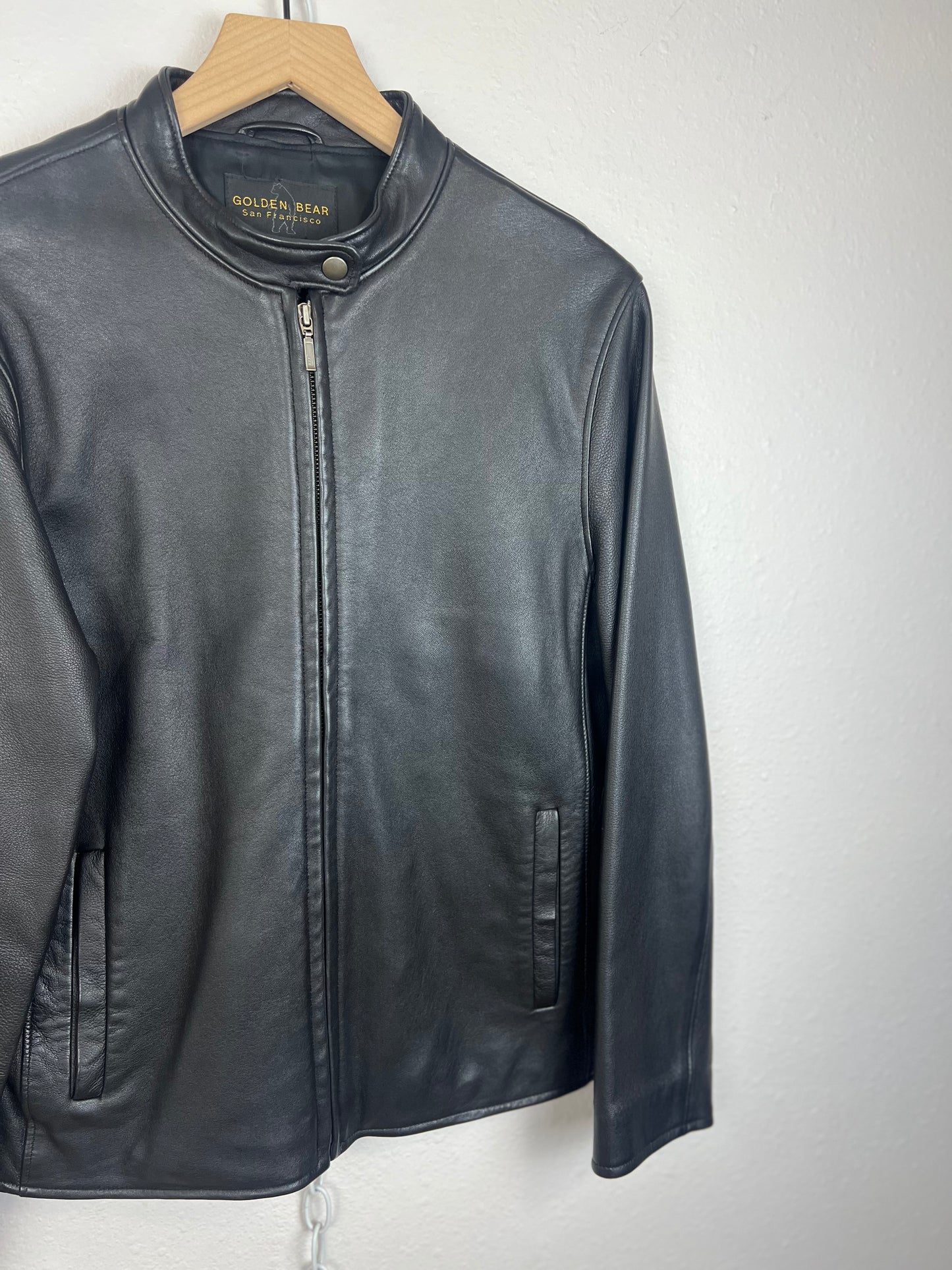 GOLDEN BEAR SPORTSWEAR LEATHER JACKET