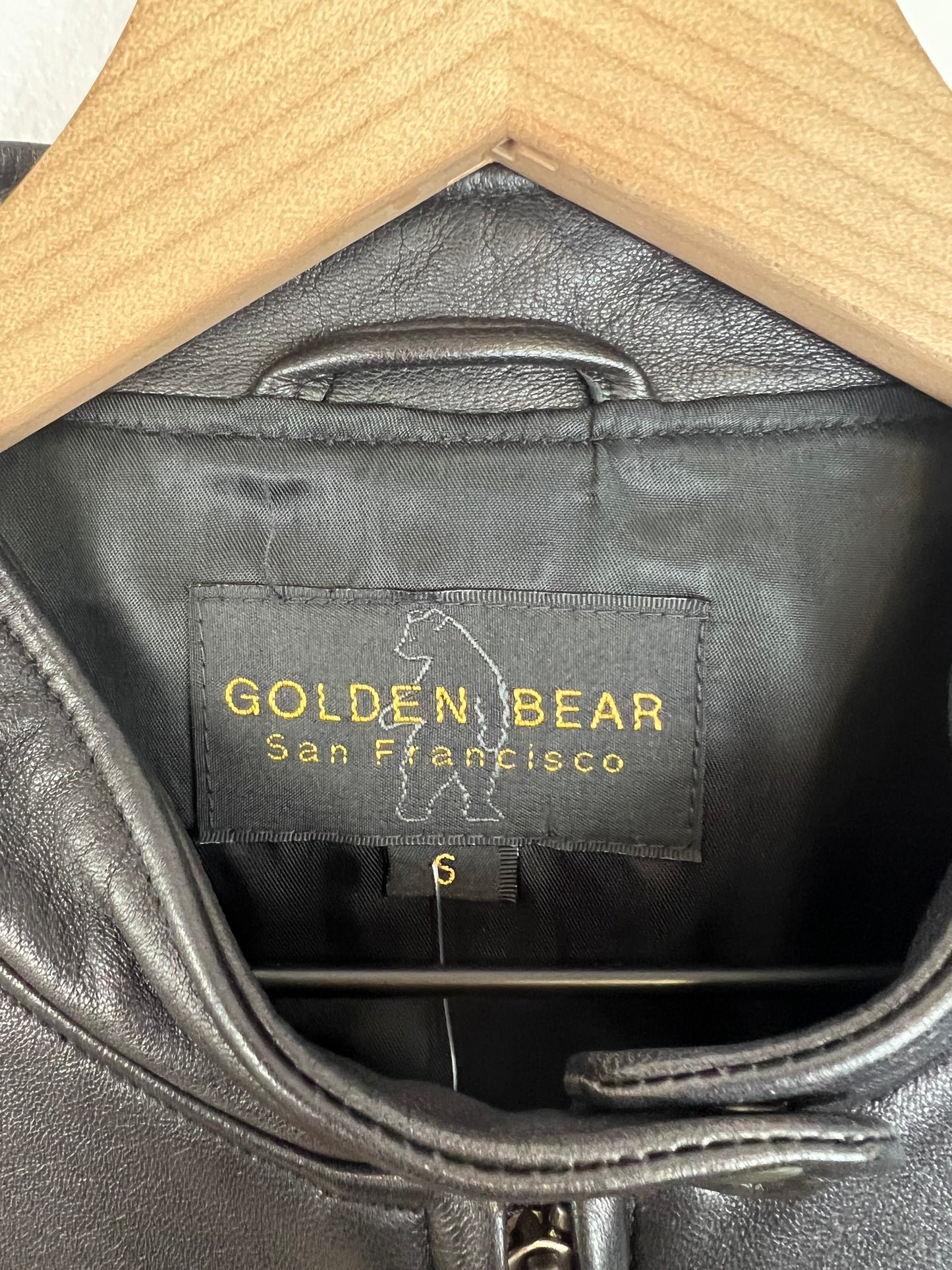 GOLDEN BEAR SPORTSWEAR LEATHER JACKET