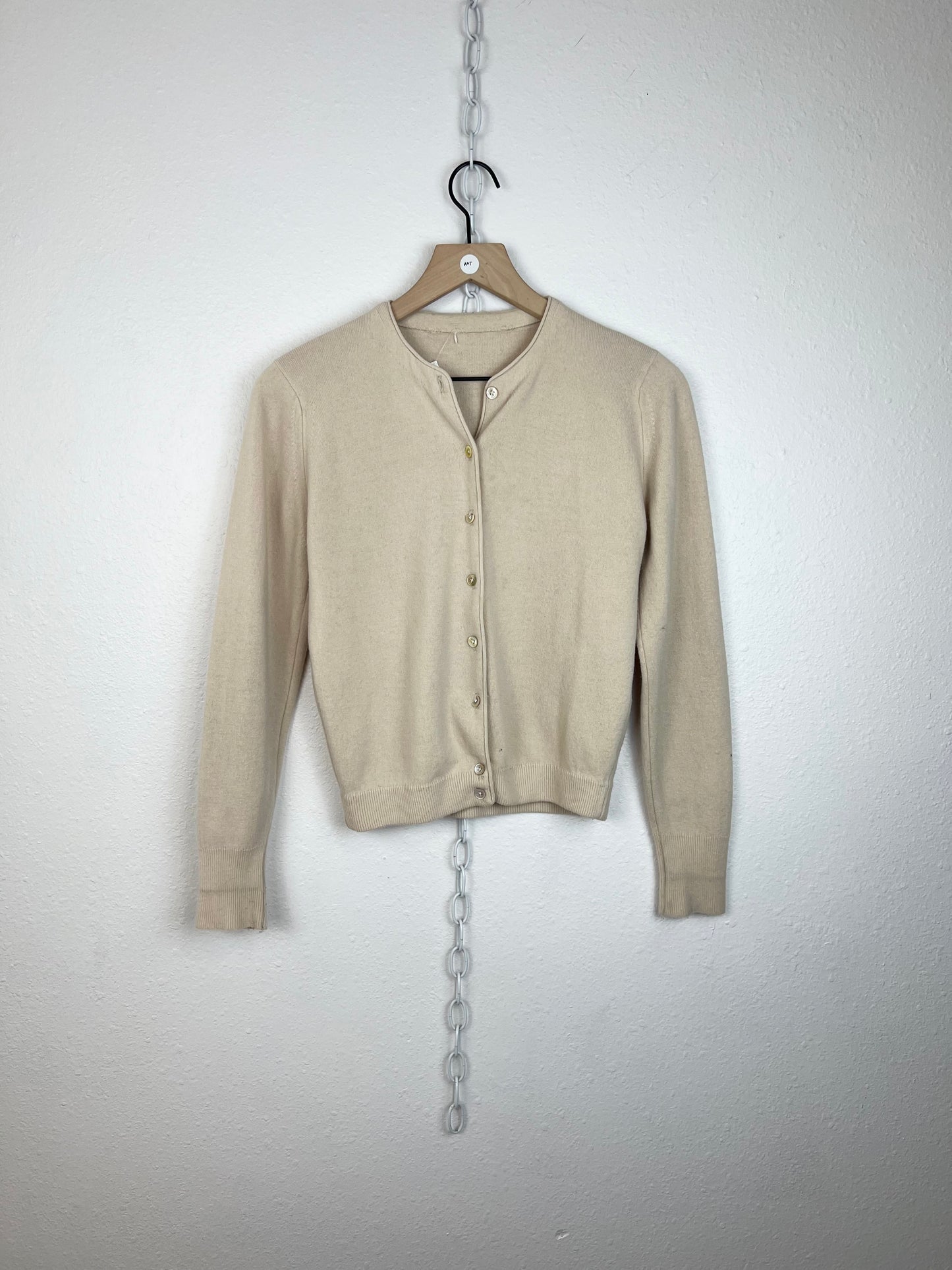 CROPPED TAN CARDIGAN
