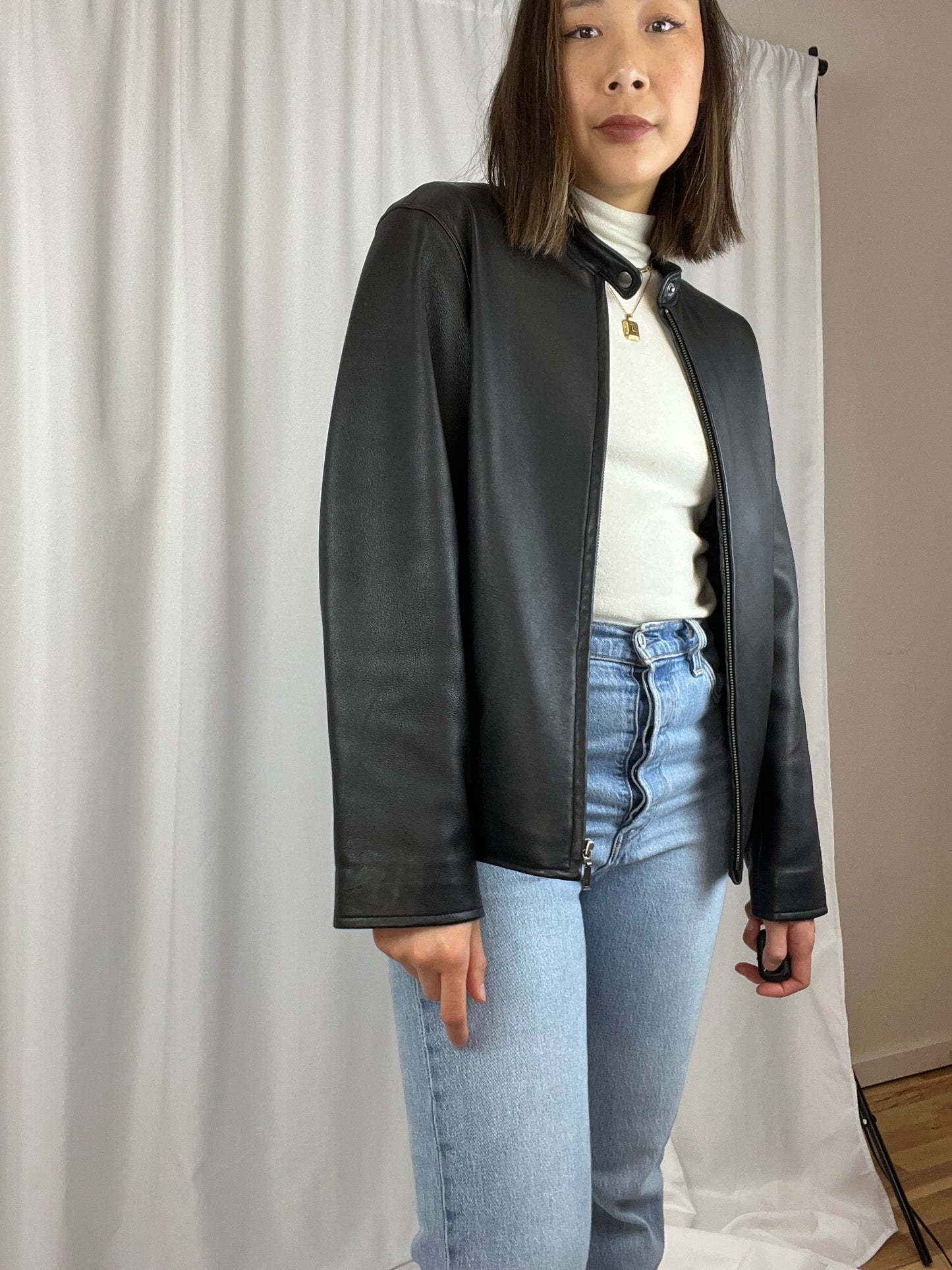 GOLDEN BEAR SPORTSWEAR LEATHER JACKET