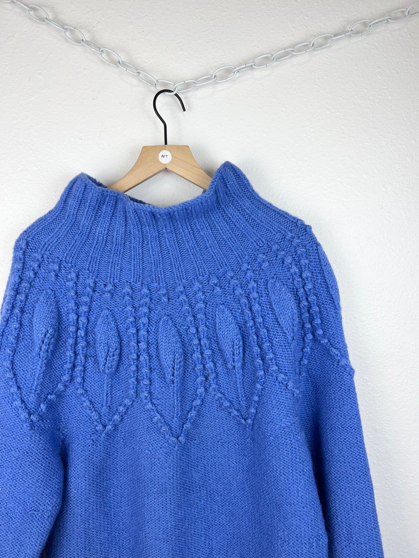HANDMADE PERIWINKLE SWEATER