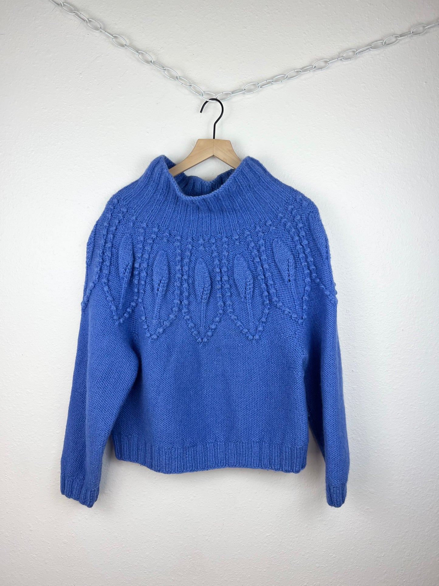 HANDMADE PERIWINKLE SWEATER