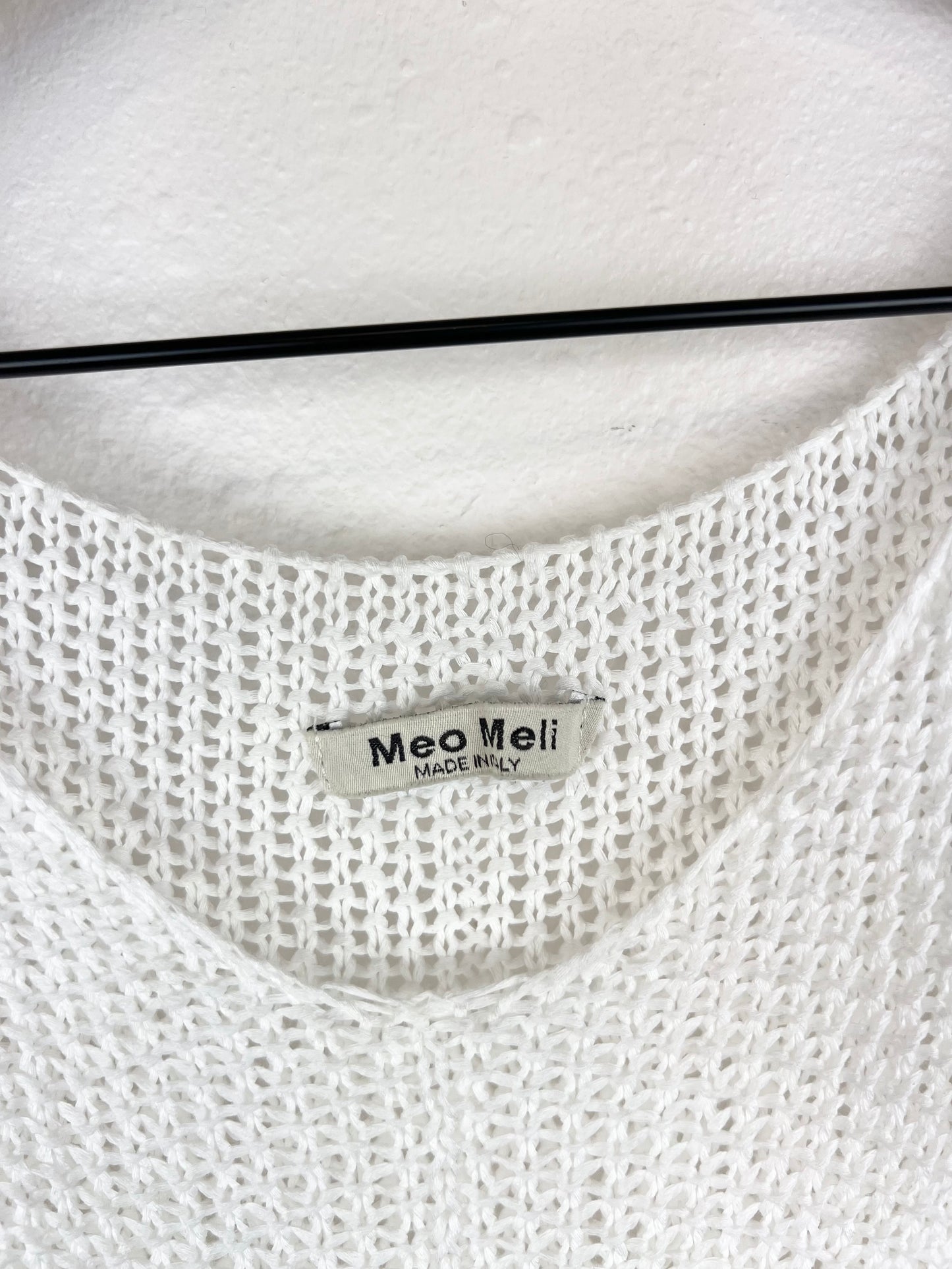 MEO MELI OVERSIZE OPEN KNIT TOP