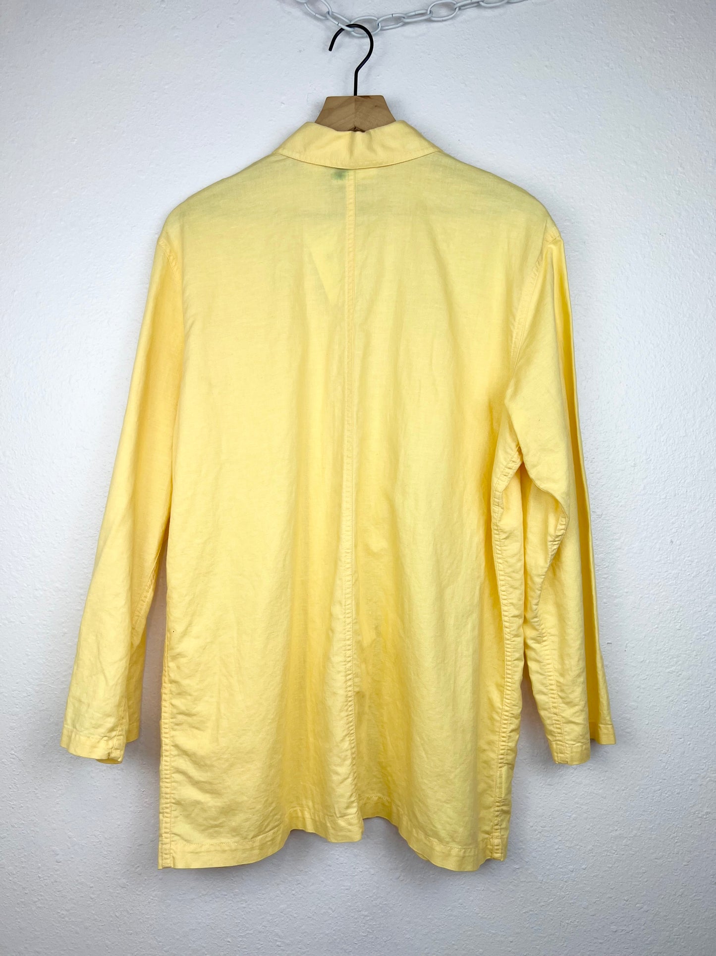 LIZ CLAIBORNE YELLOW CHORE TOP