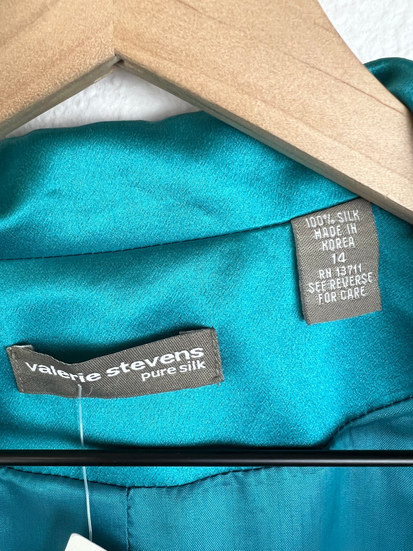 SILK 1-BUTTON BLAZER