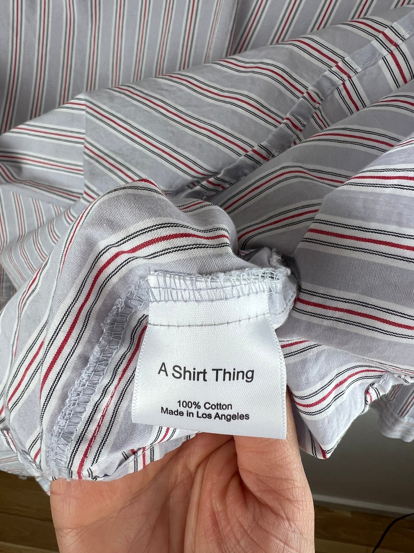 A SHIRT THING STRIPED PENELOPE TOP