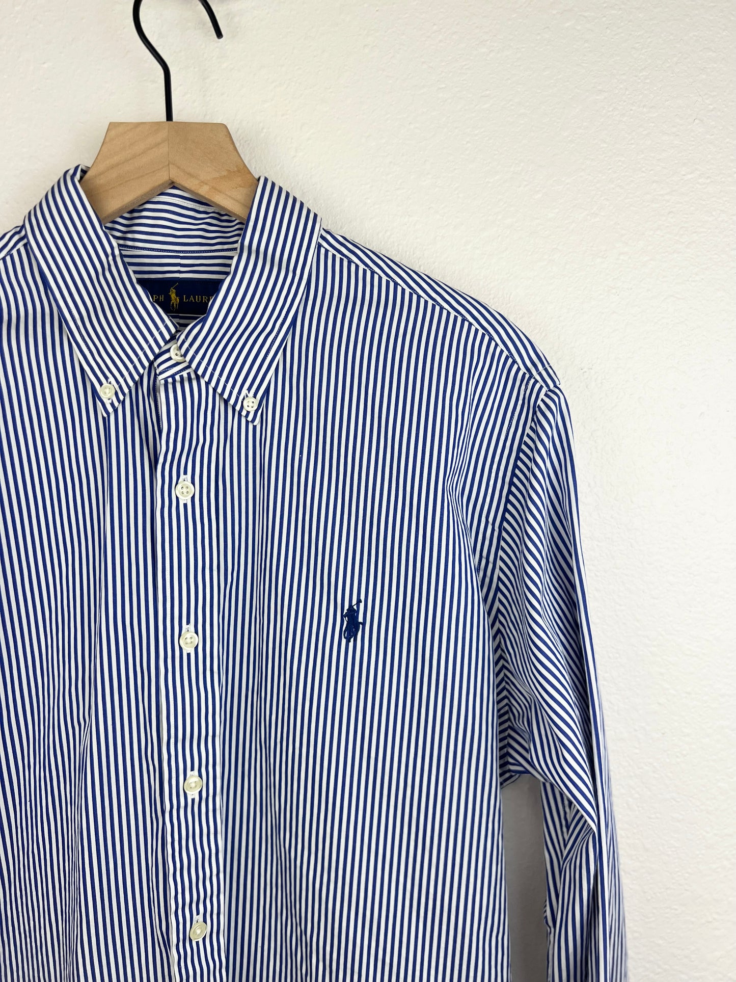 RALPH LAUREN STRIPED BUTTON DOWN