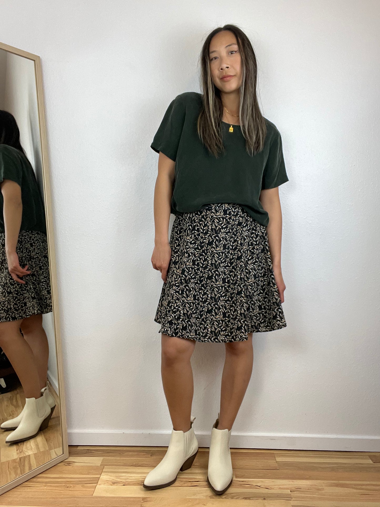 OFF BLACK SIDE TIE TOP