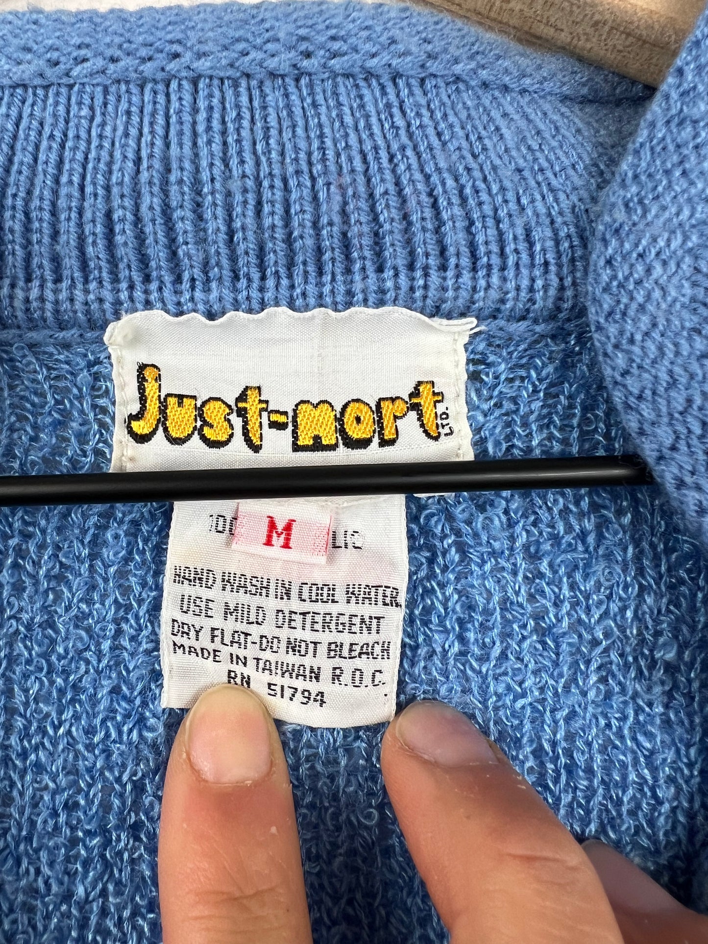 Vintage 1/4 Button Up Lightweight Sweater