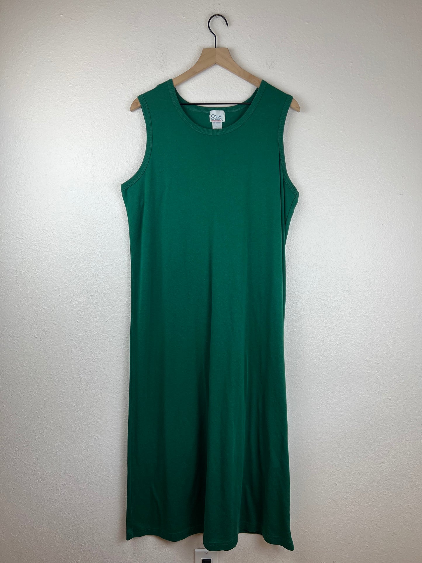 Forest Green Jersey Maxi Dress