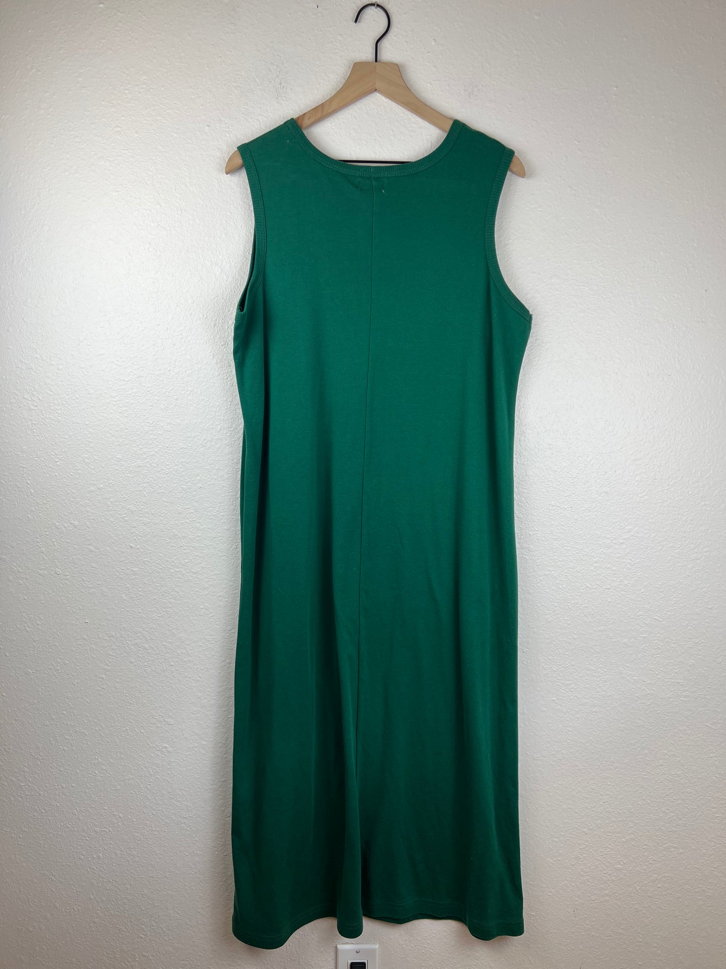 Forest Green Jersey Maxi Dress