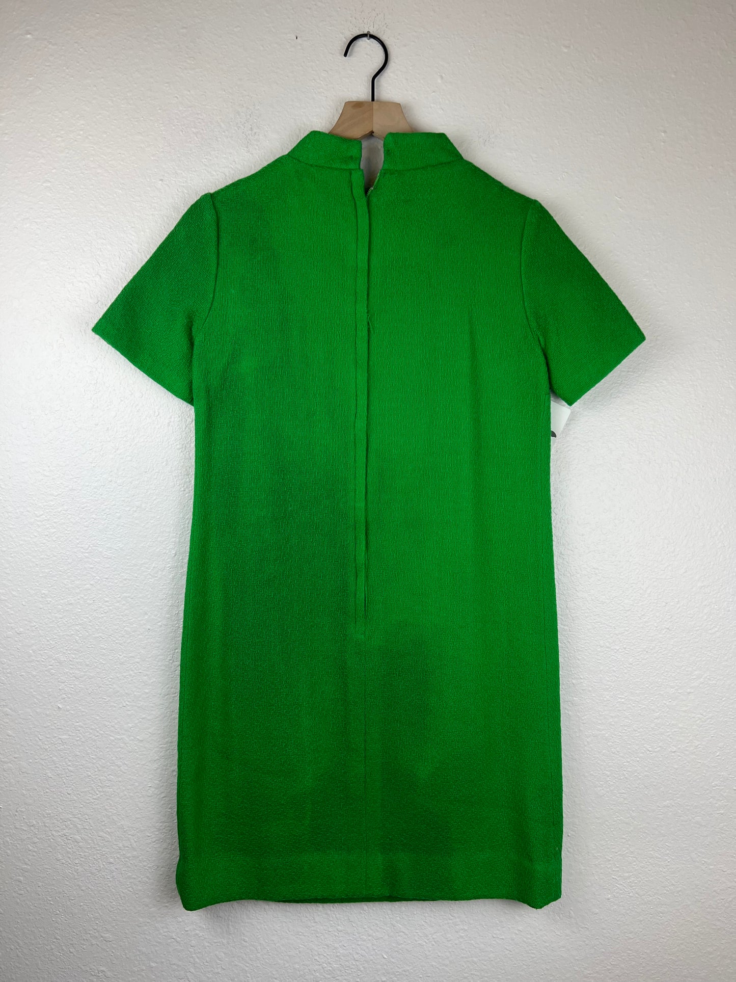 60s Kelly Green Shift Dress
