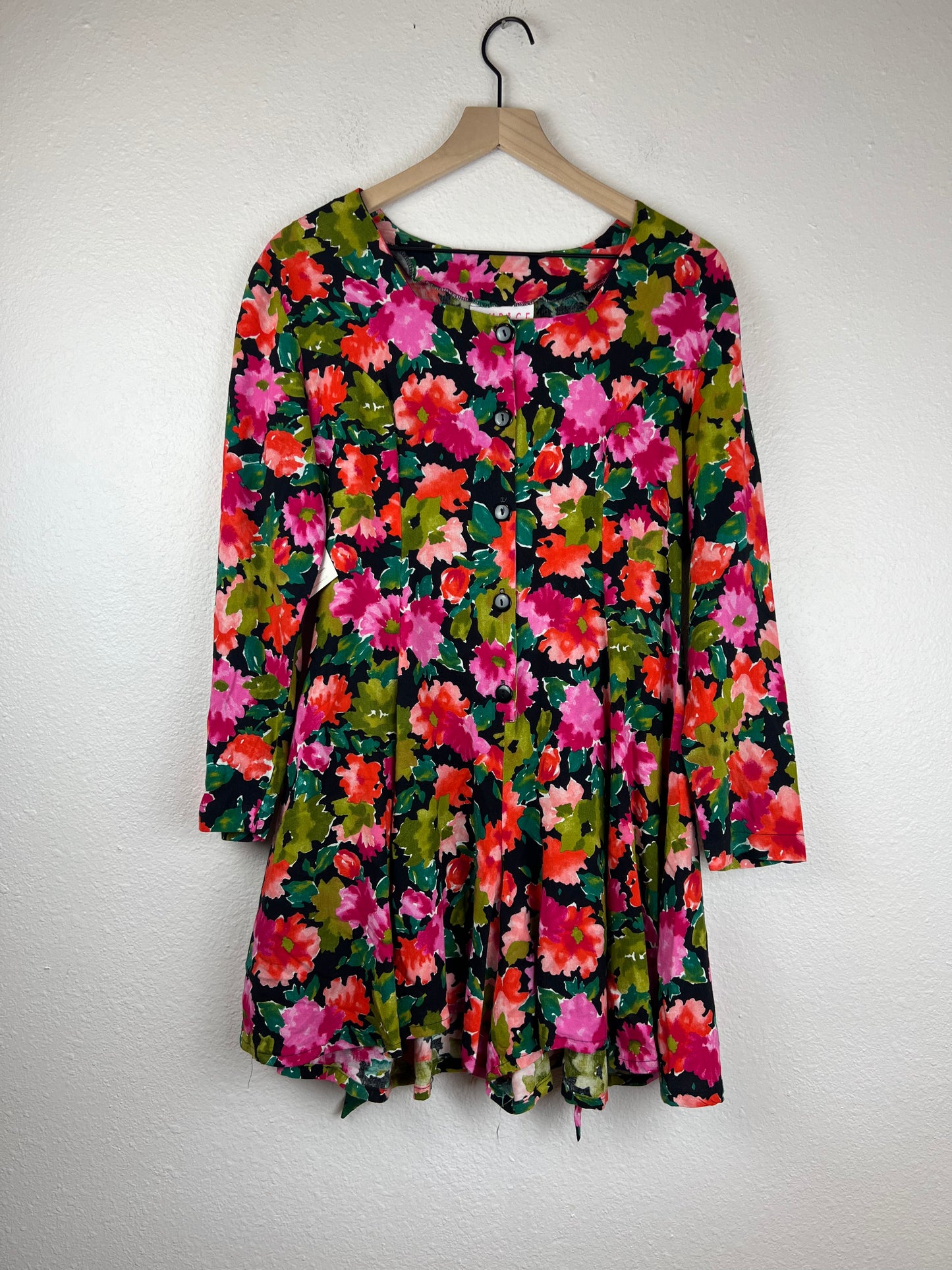 Rampage Watercolor Floral Romper