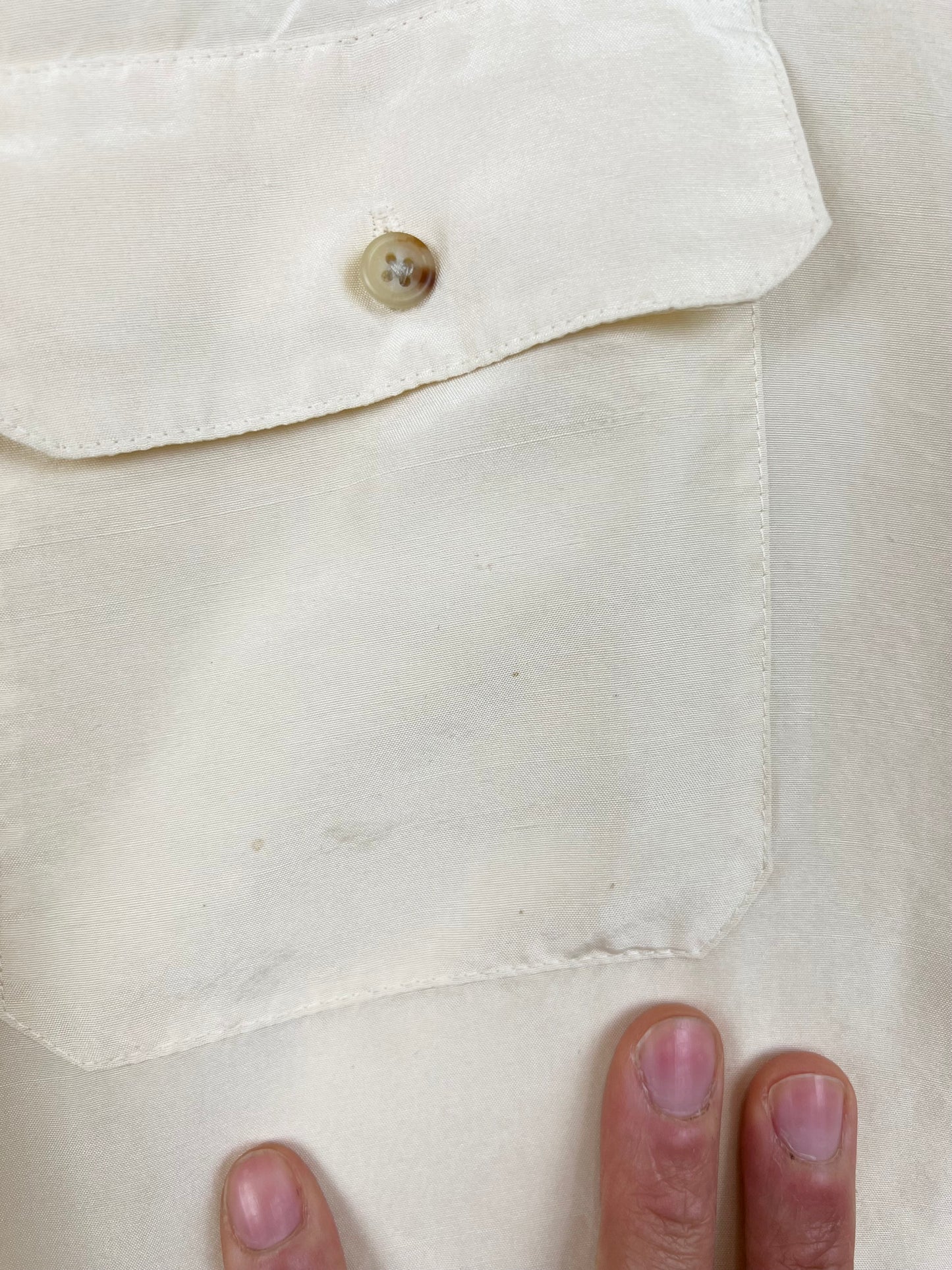 RALPH LAUREN SILK LONG SLEEVE TOP