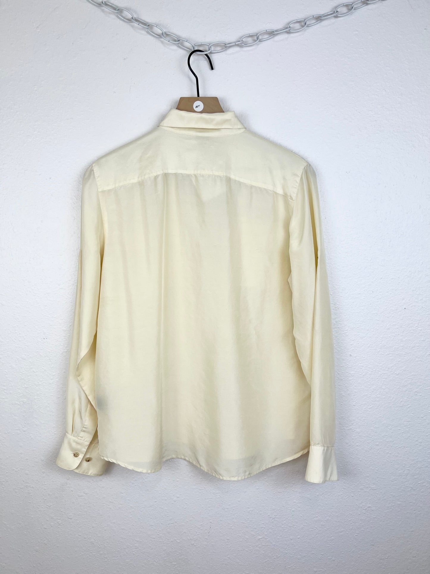 RALPH LAUREN SILK LONG SLEEVE TOP