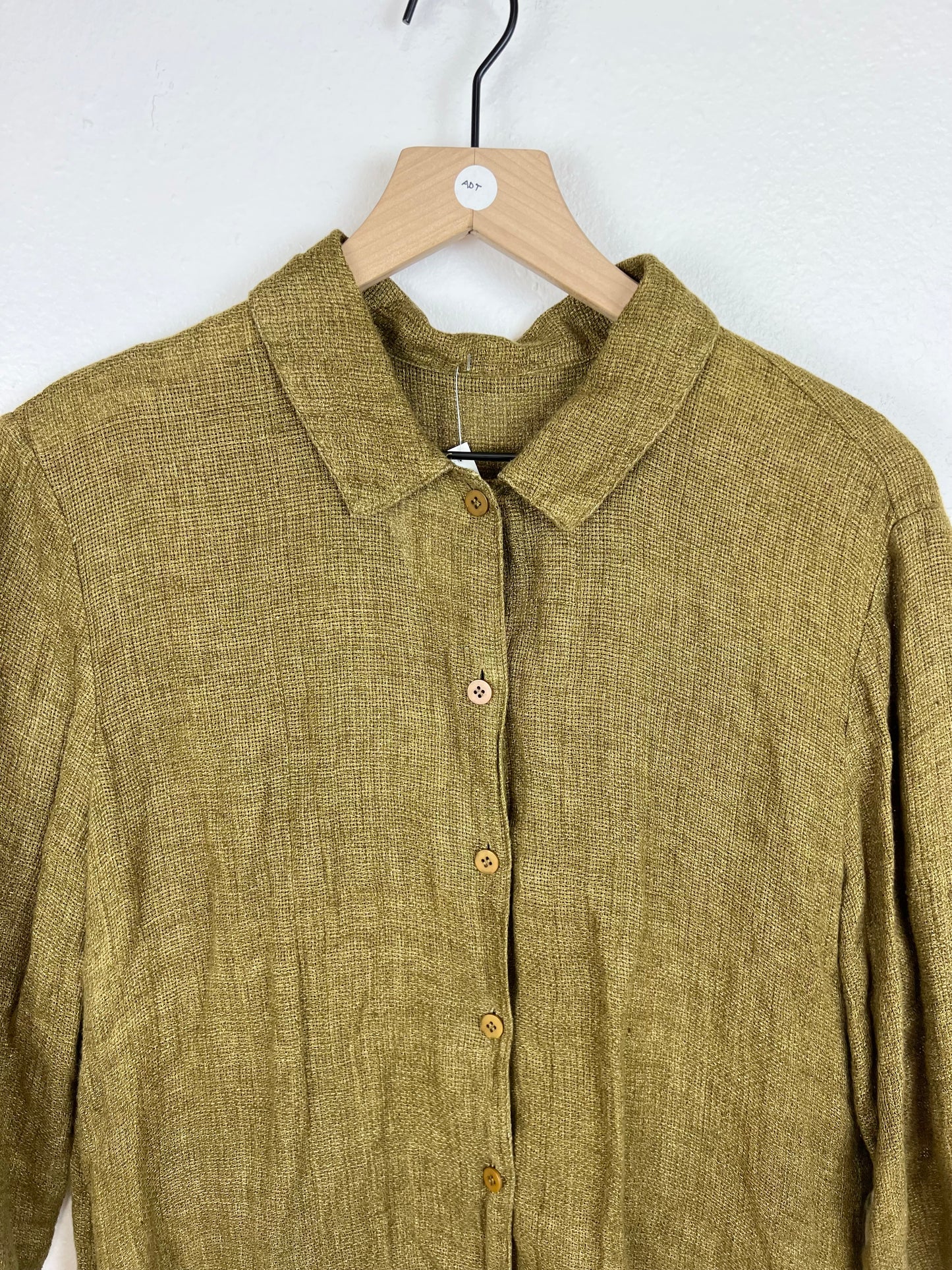 3/4 SLEEVE LINEN TOP