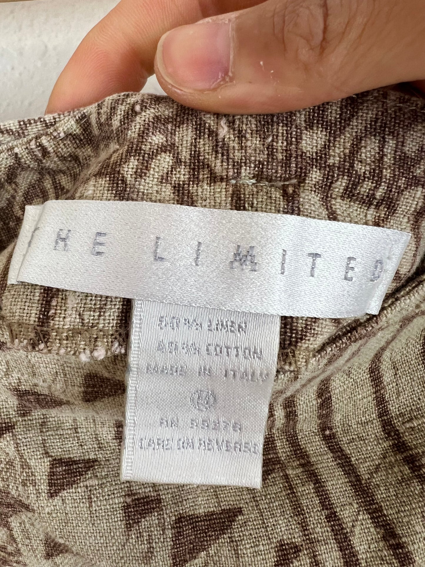 LINEN/COTTON WRAP SKIRT