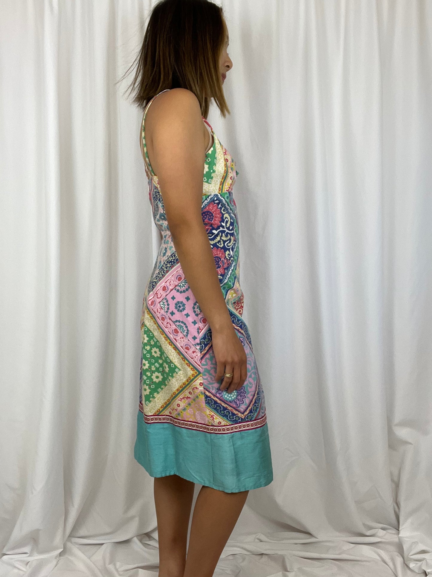 COLORFUL BANDANA DRESS