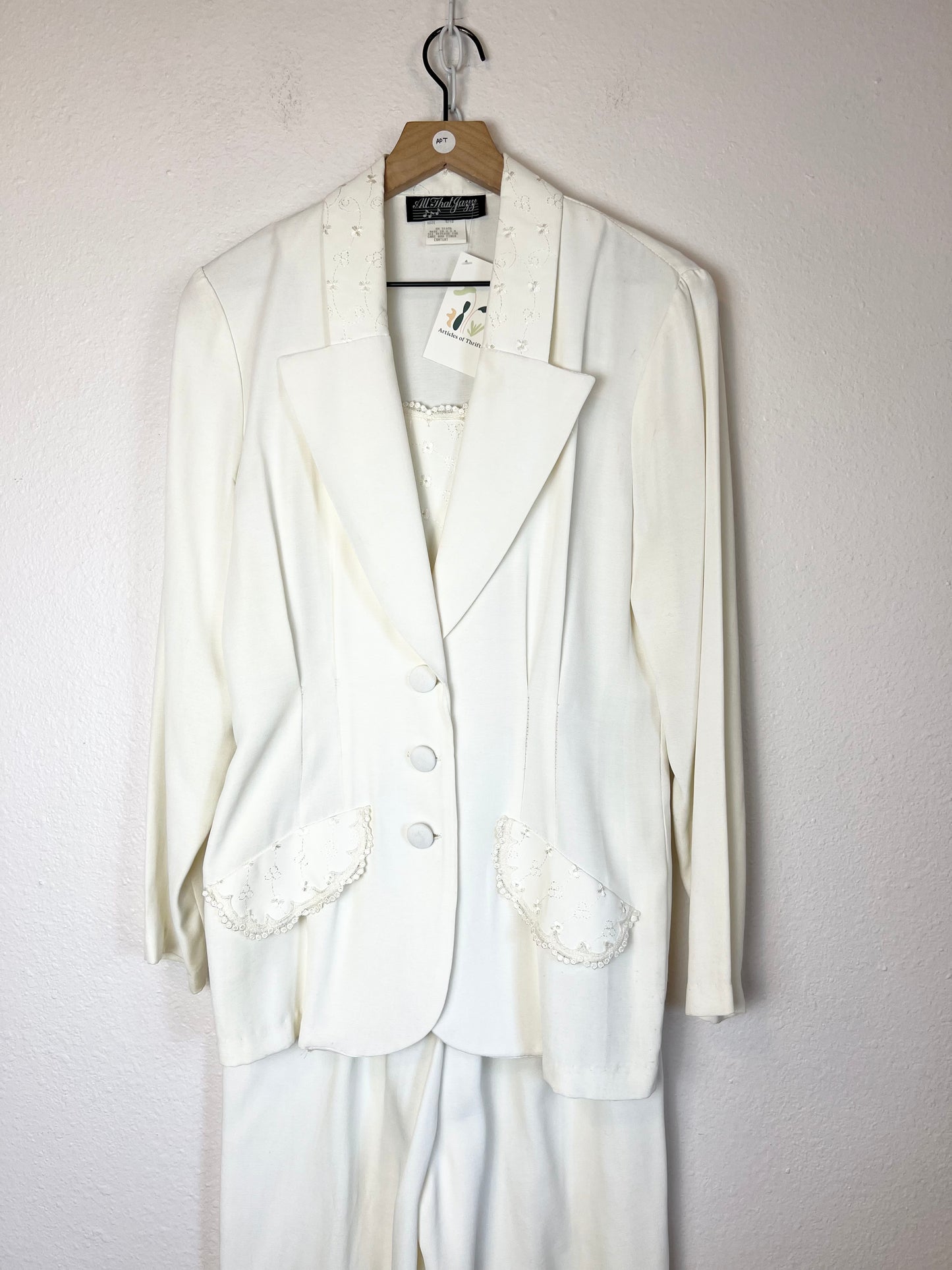 ALL THAT JAZZ WHITE 2-PIECE SET