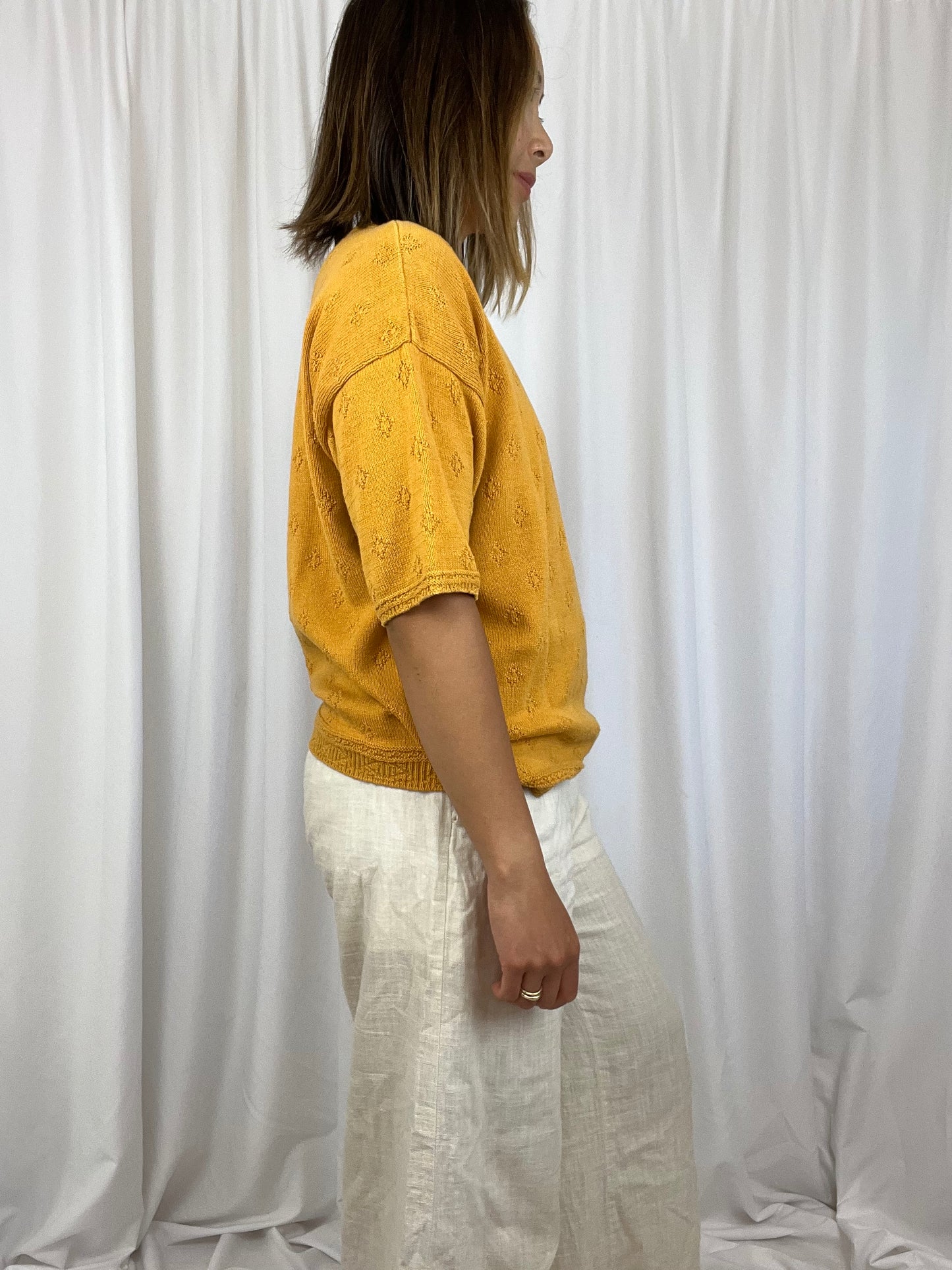 MARIGOLD COTTON SWEATER TOP