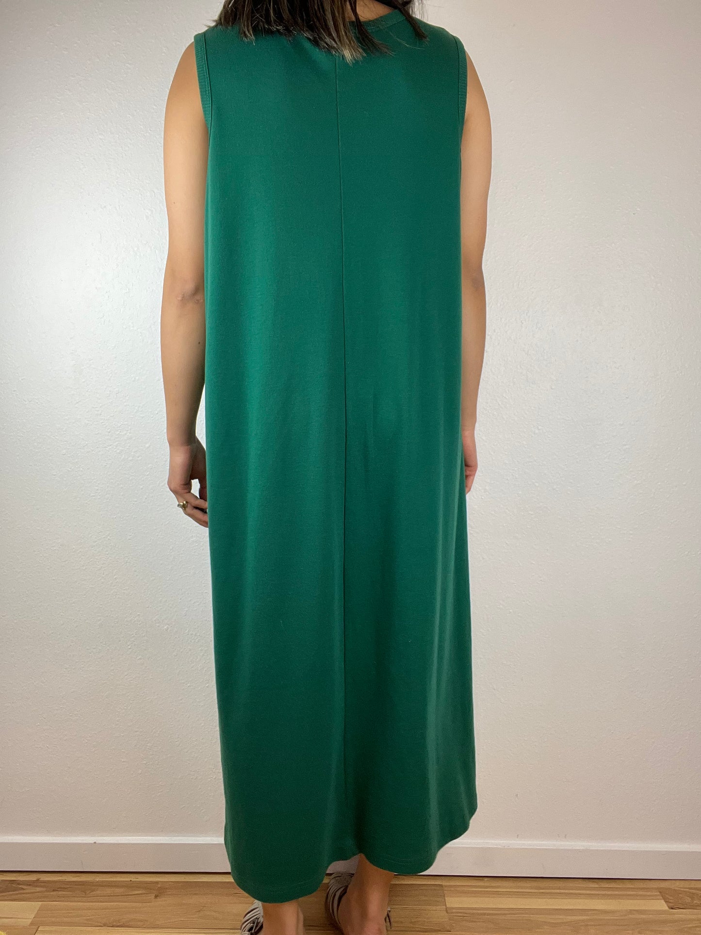 Forest Green Jersey Maxi Dress