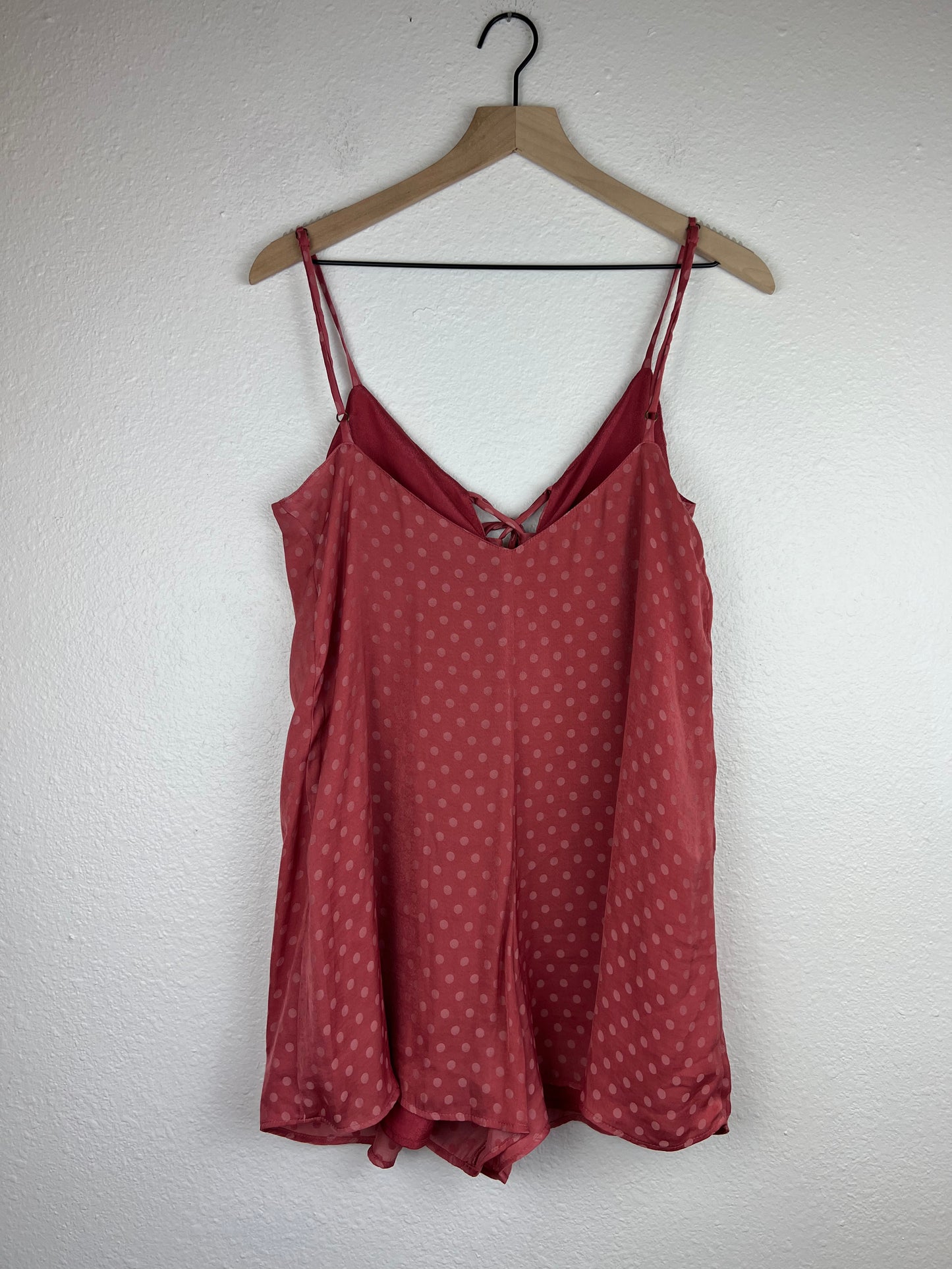 Show Me Your MuMu Pink Polka Dot Romper