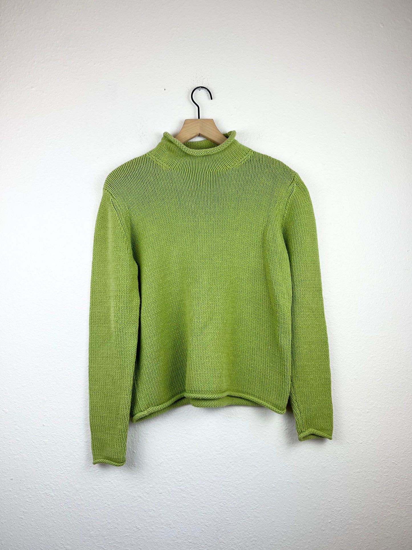 EDDIE BAUER MOCK NECK SWEATER