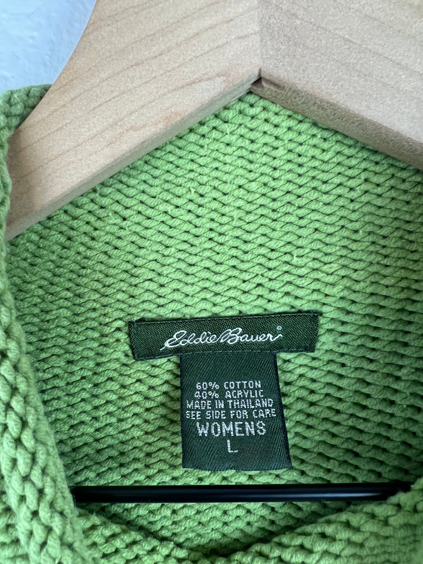 EDDIE BAUER MOCK NECK SWEATER