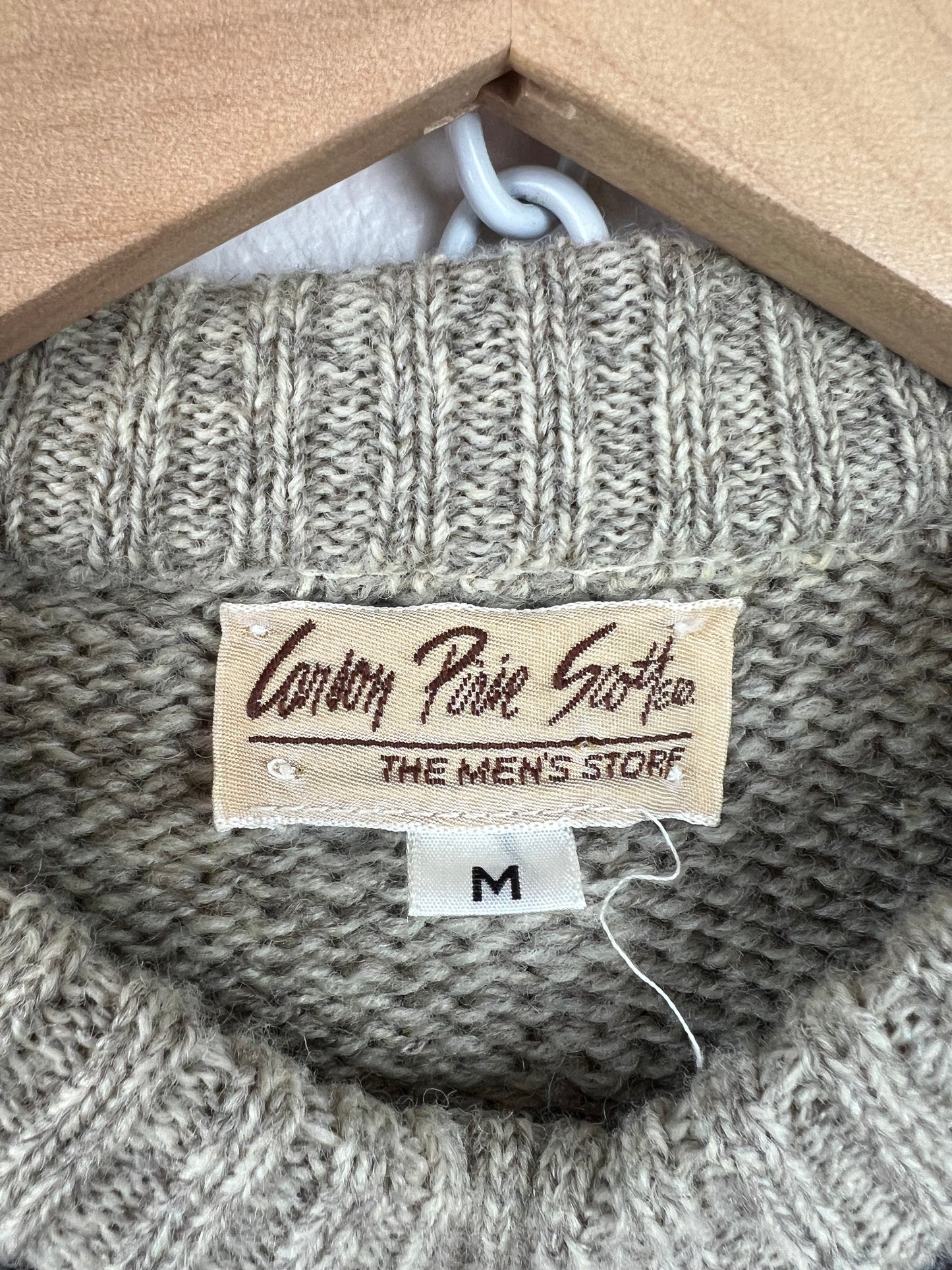 VTG WOOL ARGYLE SWEATER