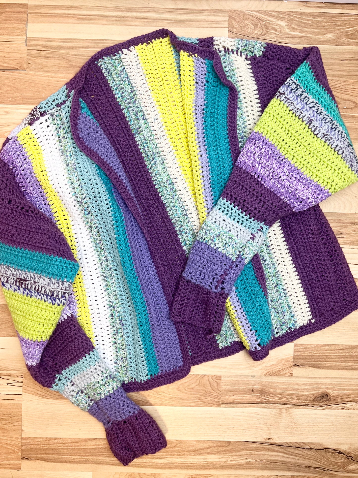 HANDKNIT OPEN CARDIGAN