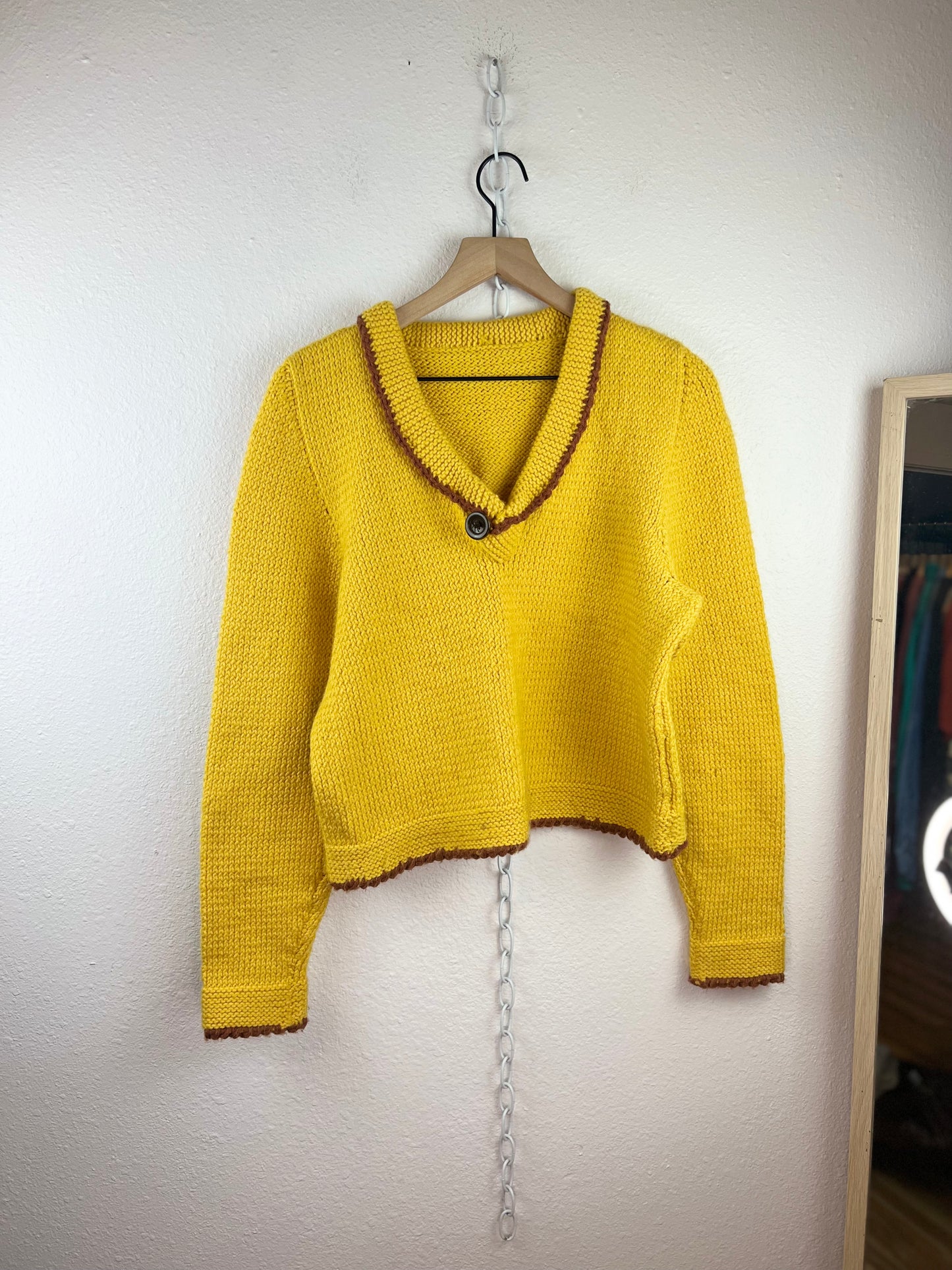 HANDMADE COLLARED SWEATER