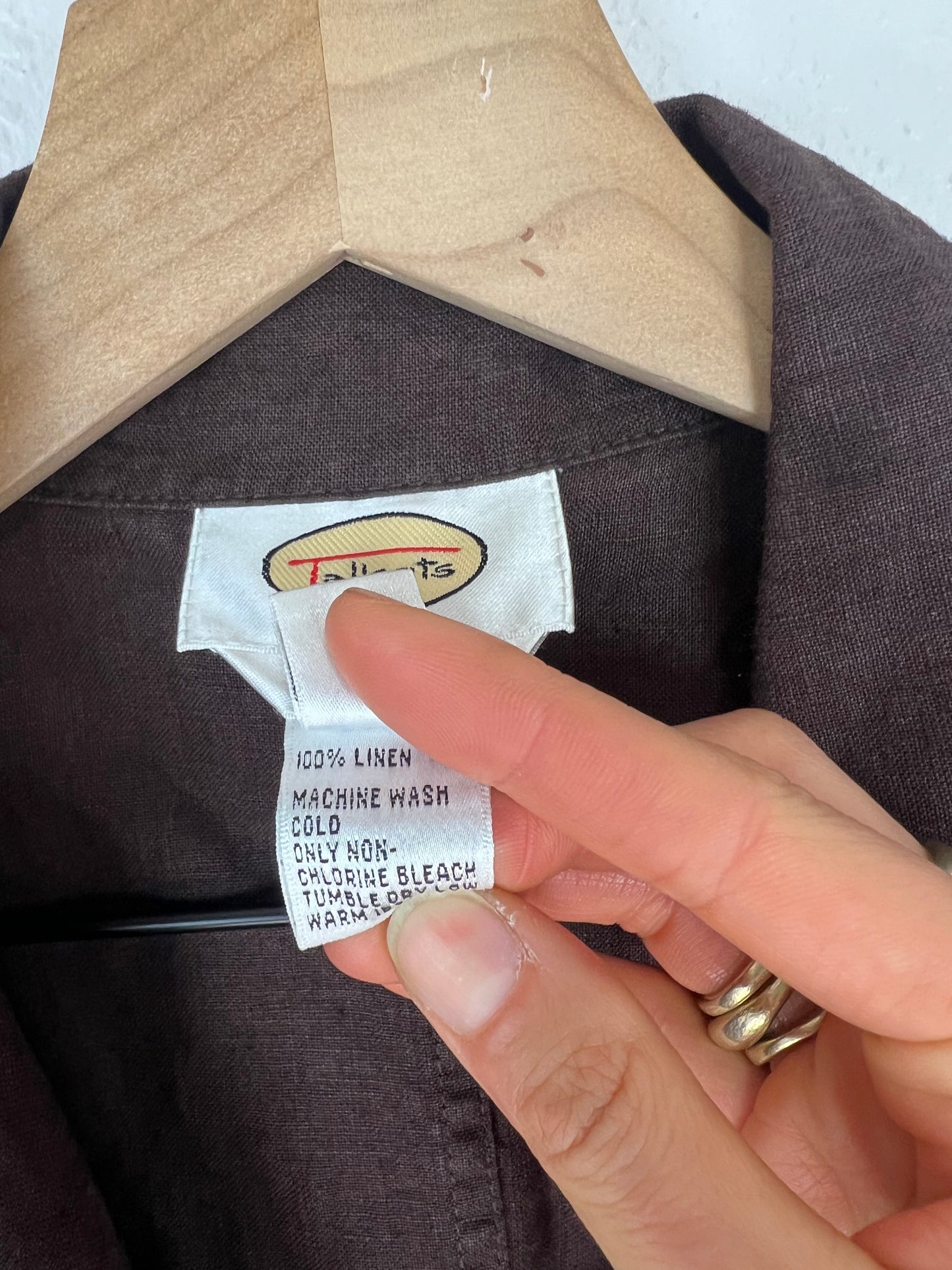 LINEN TIE WAIST TOP