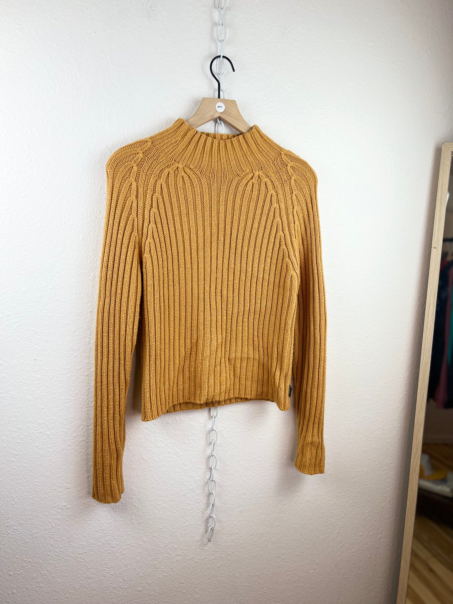 OBERMEYER CHUNKY MOCK NECK SWEATER