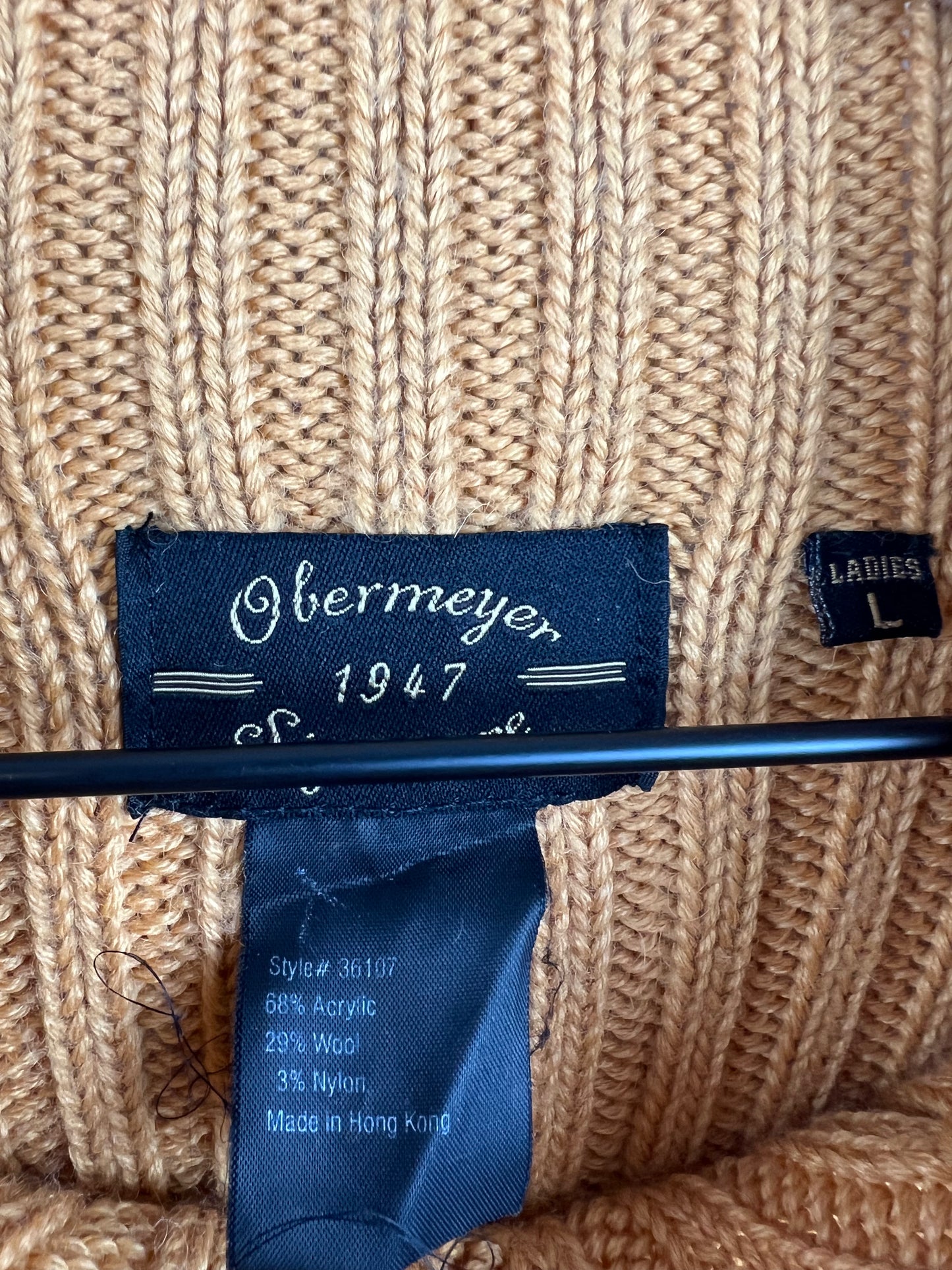 OBERMEYER CHUNKY MOCK NECK SWEATER