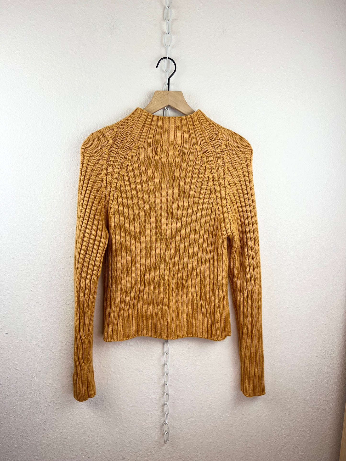 OBERMEYER CHUNKY MOCK NECK SWEATER