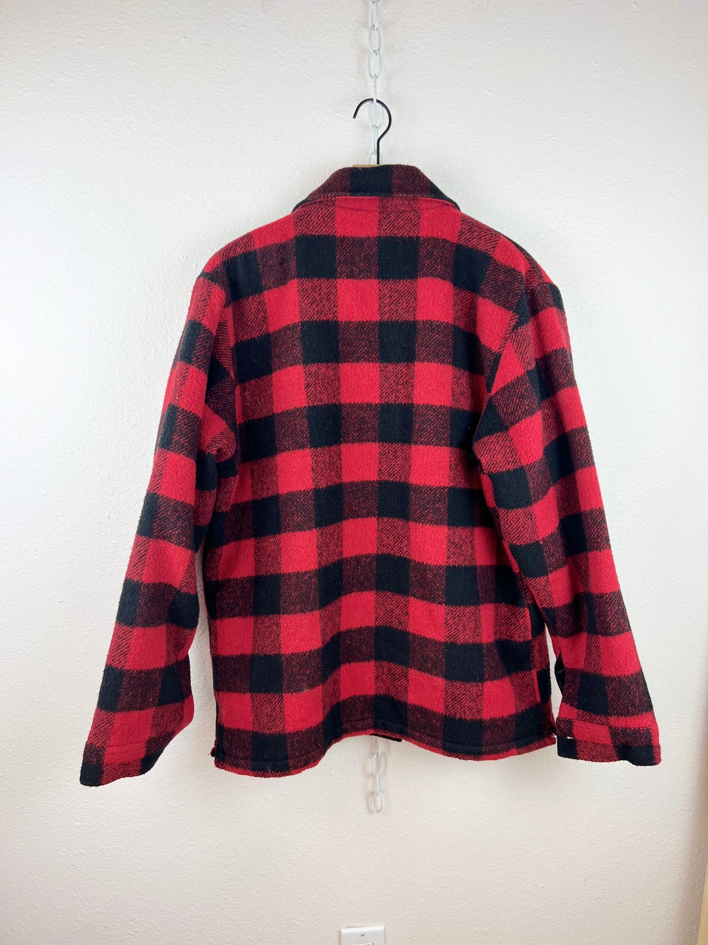 PLAID FUR LINED JACKET